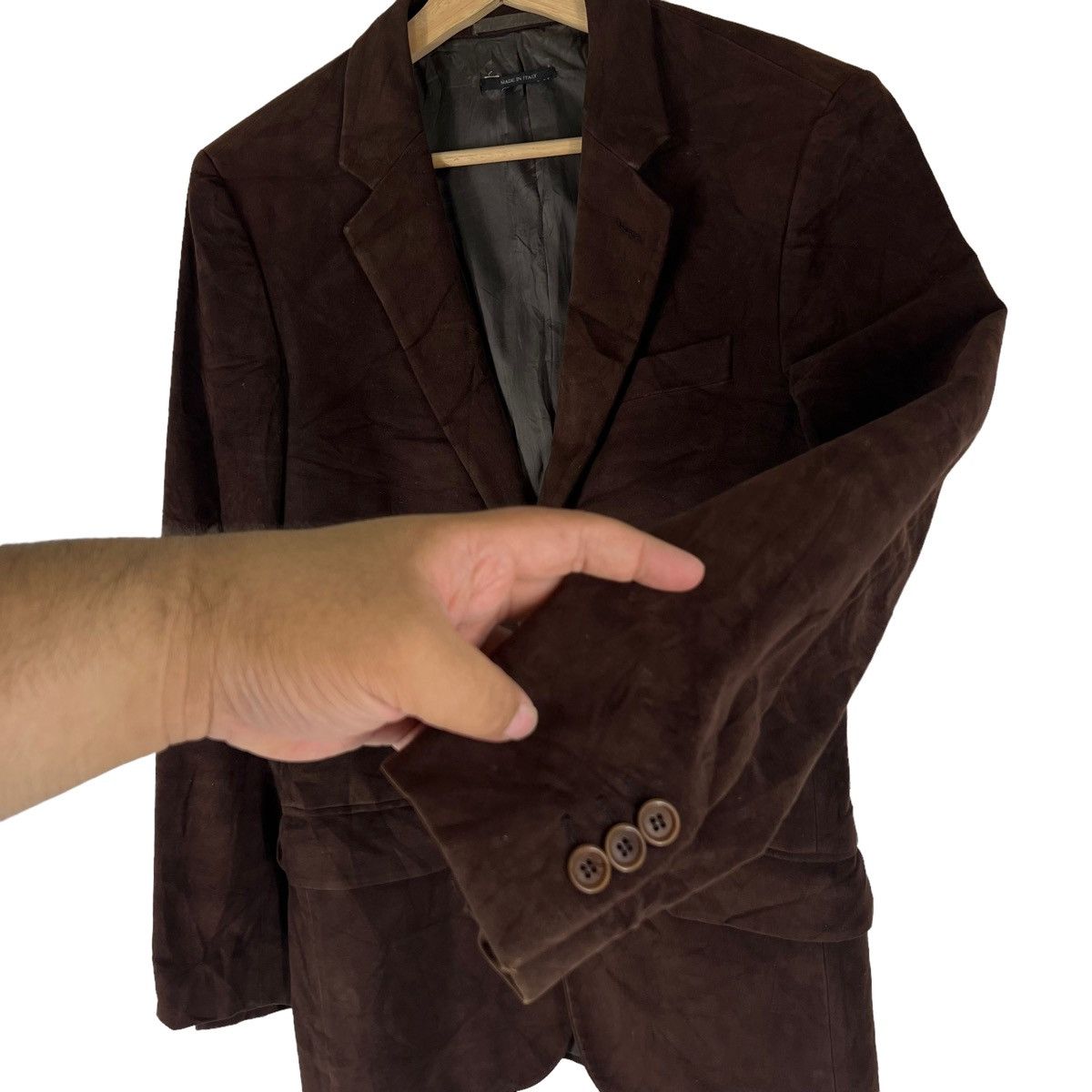 Helmut Lang RICH BROWN - DOUBLE BREAST CASUAL COATS JACKET Size US S / EU 44-46 / 1 - 8 Thumbnail
