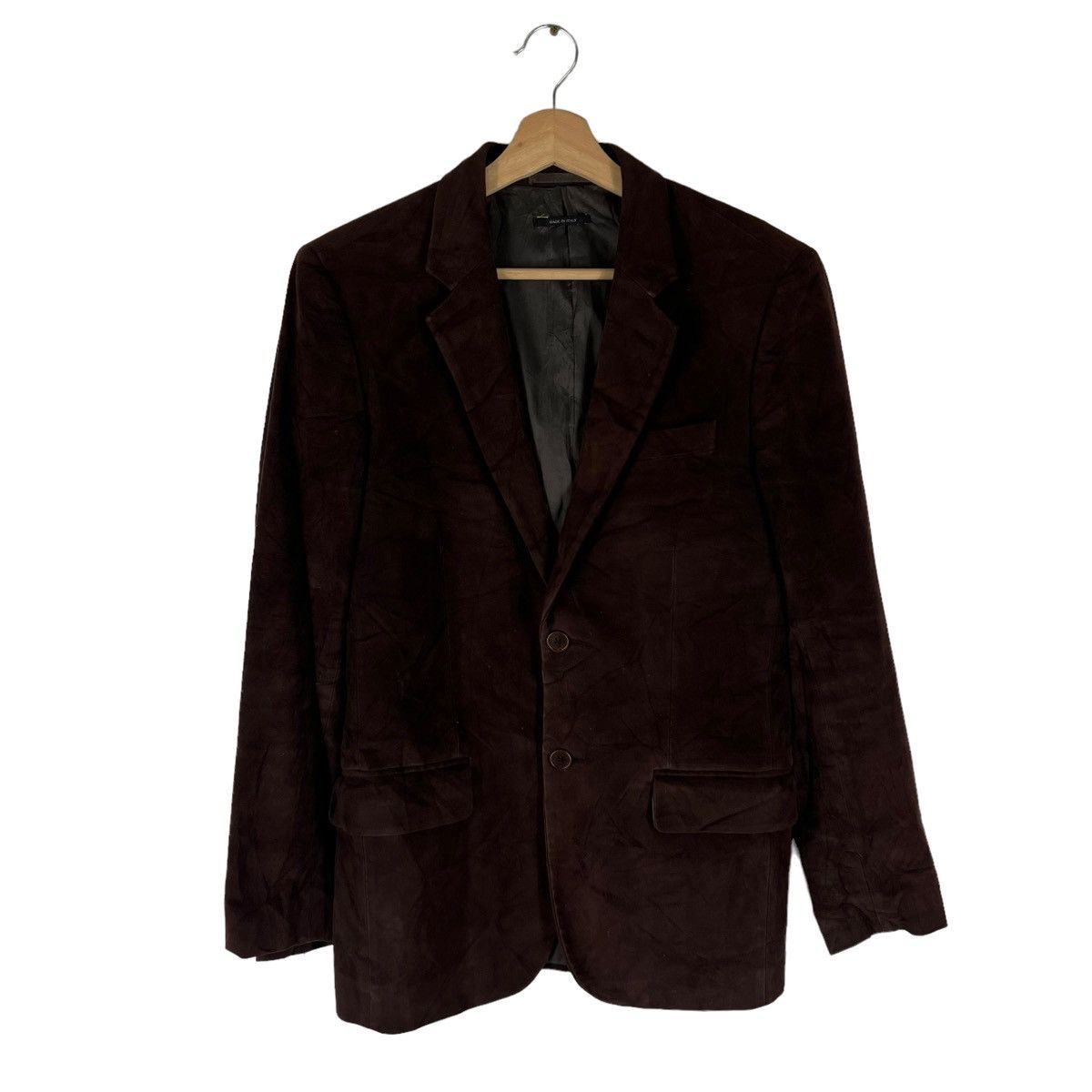 Helmut Lang RICH BROWN - DOUBLE BREAST CASUAL COATS JACKET Size US S / EU 44-46 / 1 - 1 Thumbnail