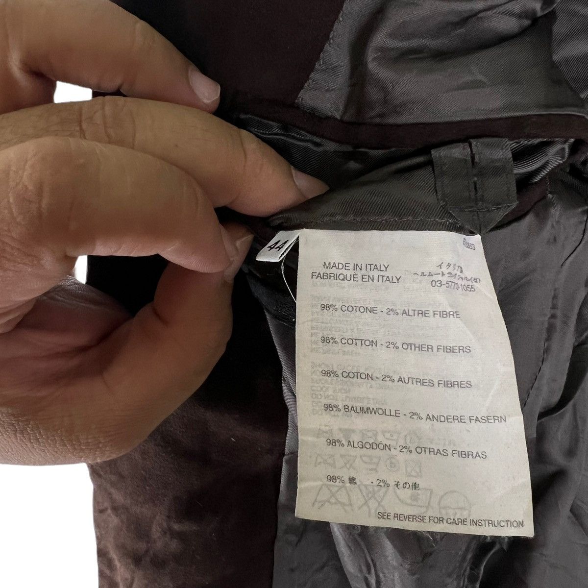 Helmut Lang RICH BROWN - DOUBLE BREAST CASUAL COATS JACKET Size US S / EU 44-46 / 1 - 12 Thumbnail