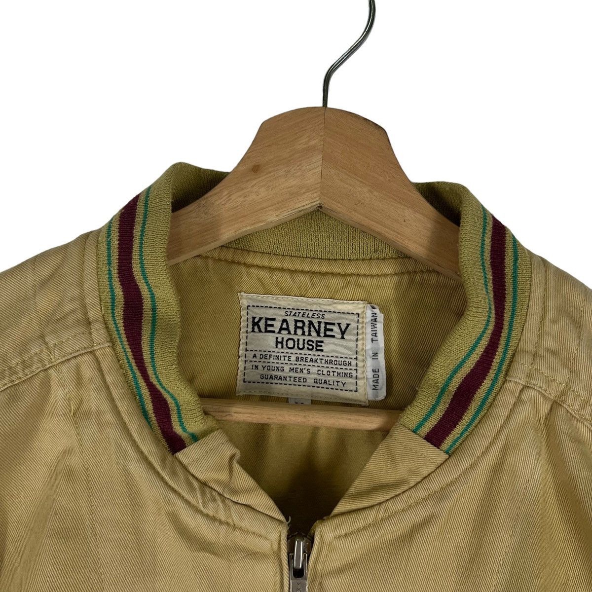 Japanese Brand VINTAGE BOMBER JACKET KEARNY HOUSE BIG LOGO ISSEY MIYAKE Size US M / EU 48-50 / 2 - 7 Thumbnail