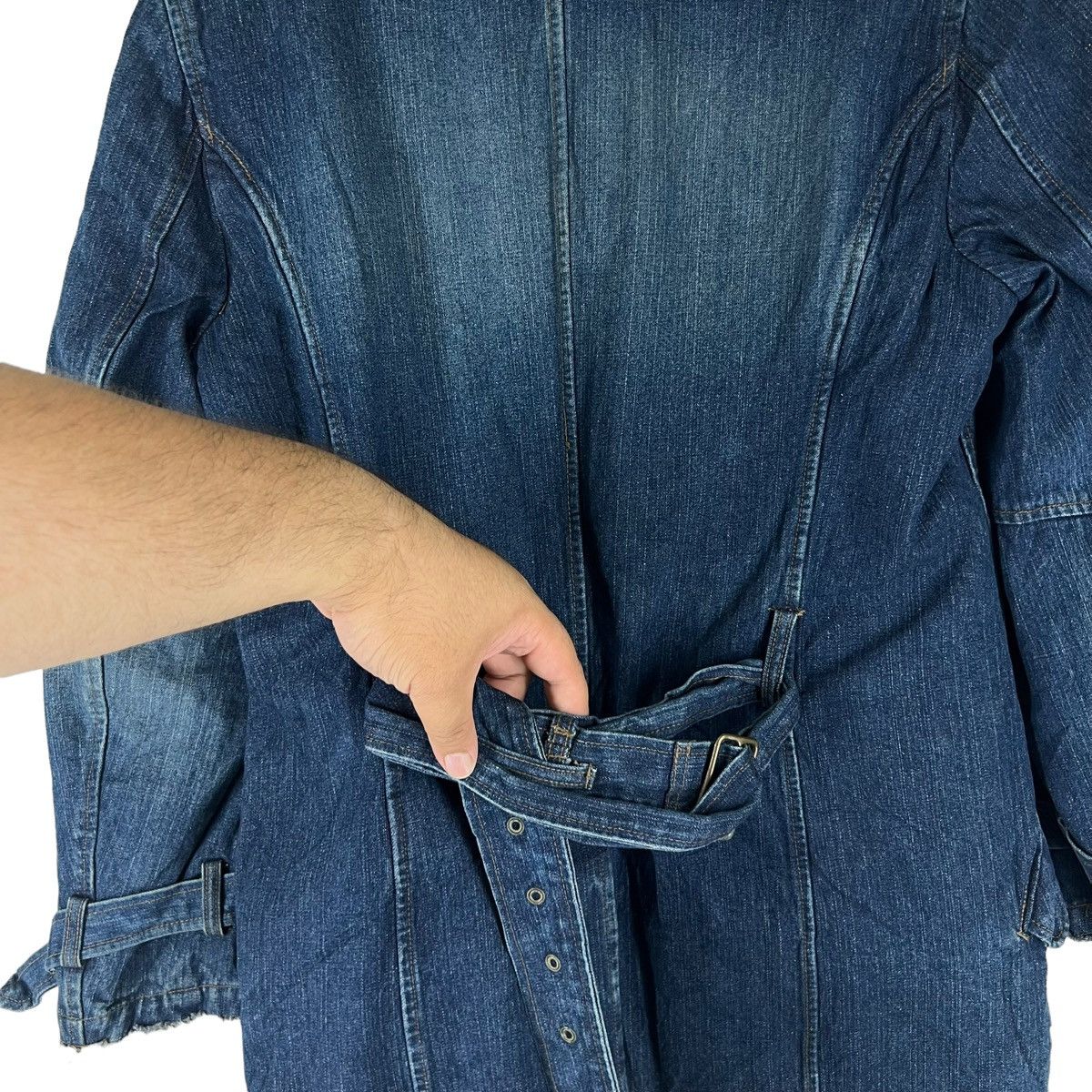 PPFM VINTAGE WORK DENIM JACKET PPFM JAPAN MINK FUR COLLAR Size US M / EU 48-50 / 2 - 10 Thumbnail