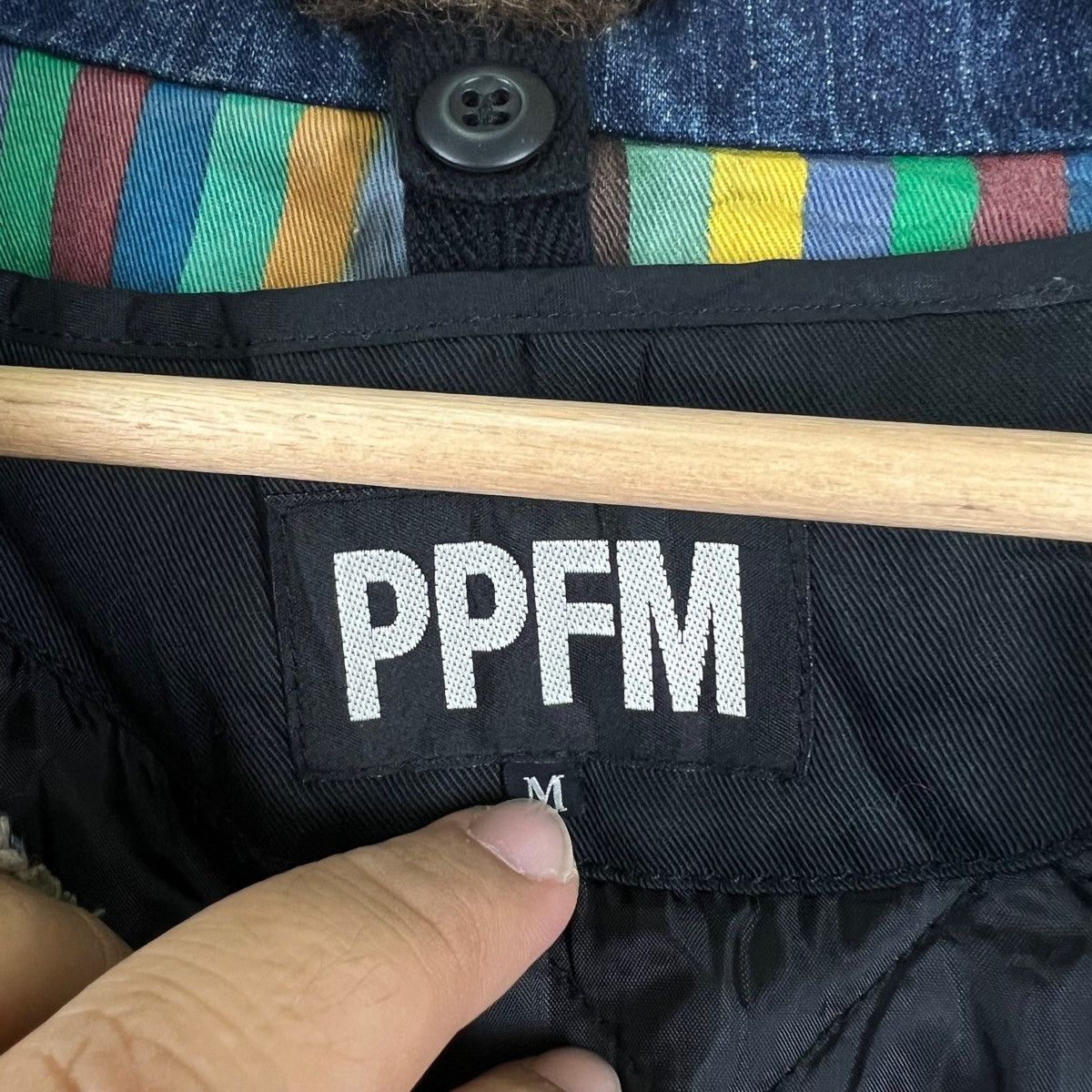 PPFM VINTAGE WORK DENIM JACKET PPFM JAPAN MINK FUR COLLAR Size US M / EU 48-50 / 2 - 11 Thumbnail