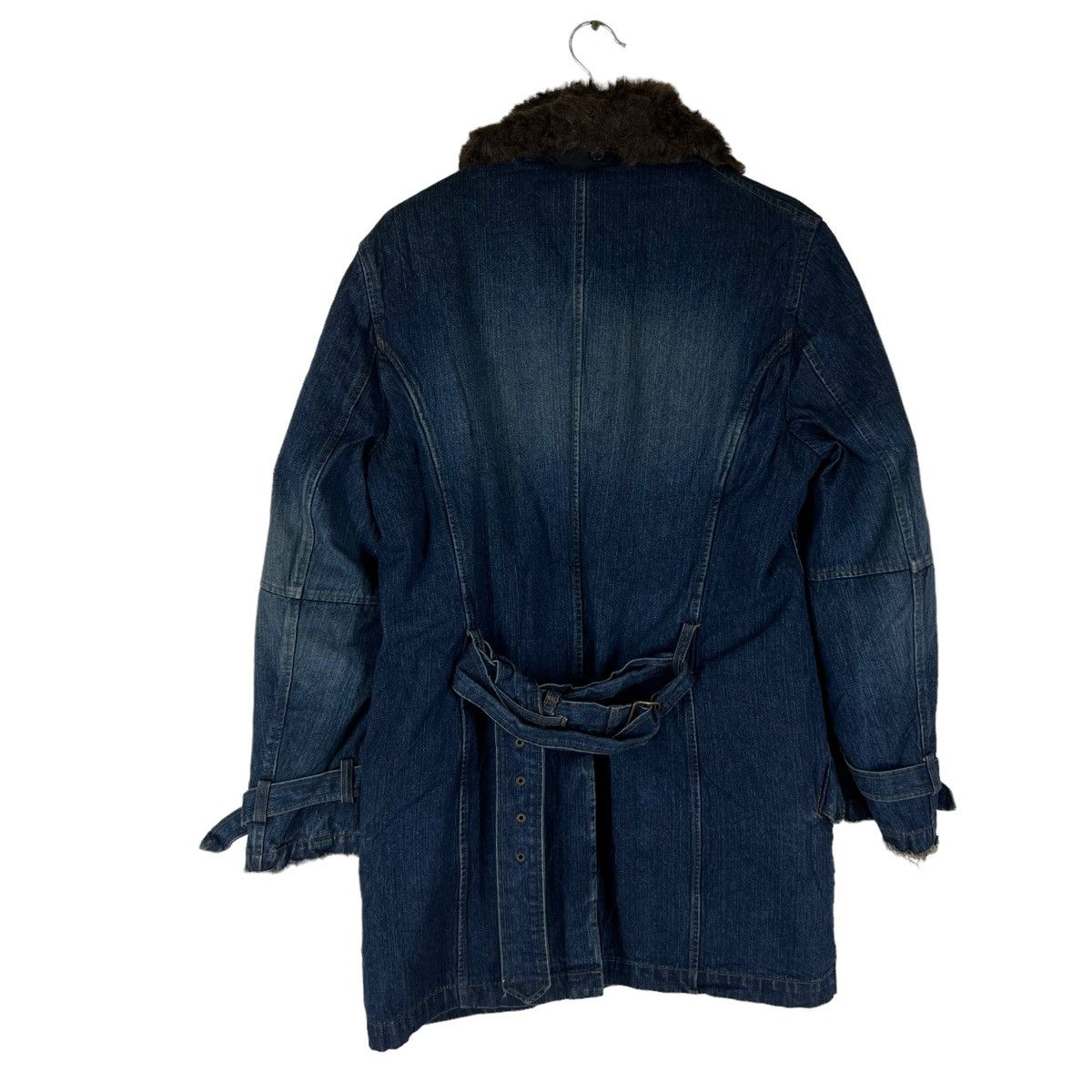 PPFM VINTAGE WORK DENIM JACKET PPFM JAPAN MINK FUR COLLAR Size US M / EU 48-50 / 2 - 9 Thumbnail