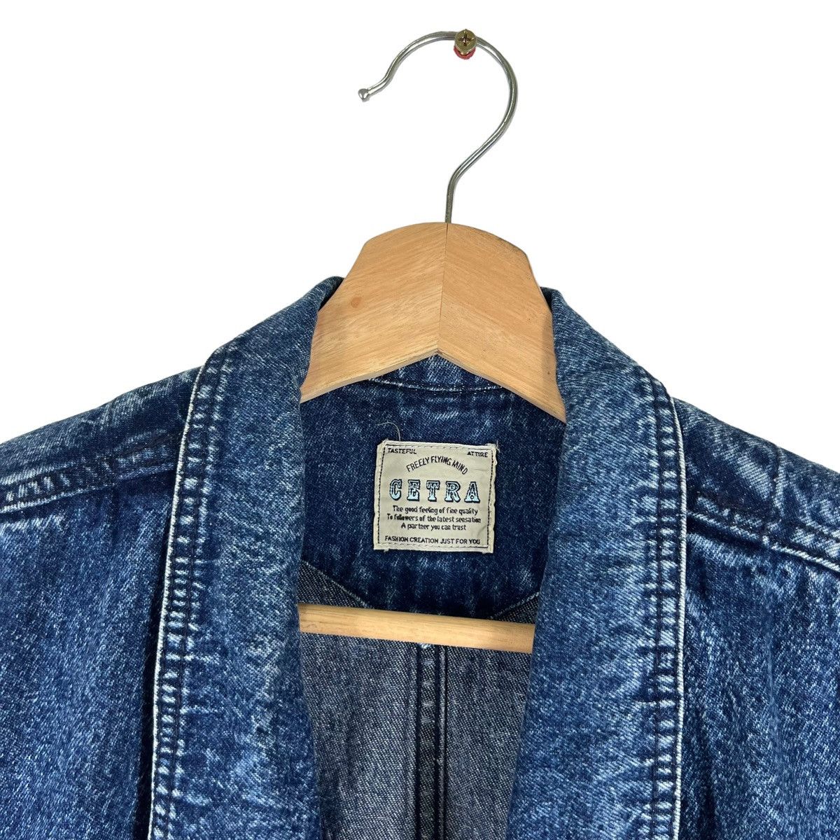 Japanese Brand VINTAGE CHORE WORK DENIM JACKET CETRA INSPIRED ISSEY MIYAKE Size US M / EU 48-50 / 2 - 8 Thumbnail