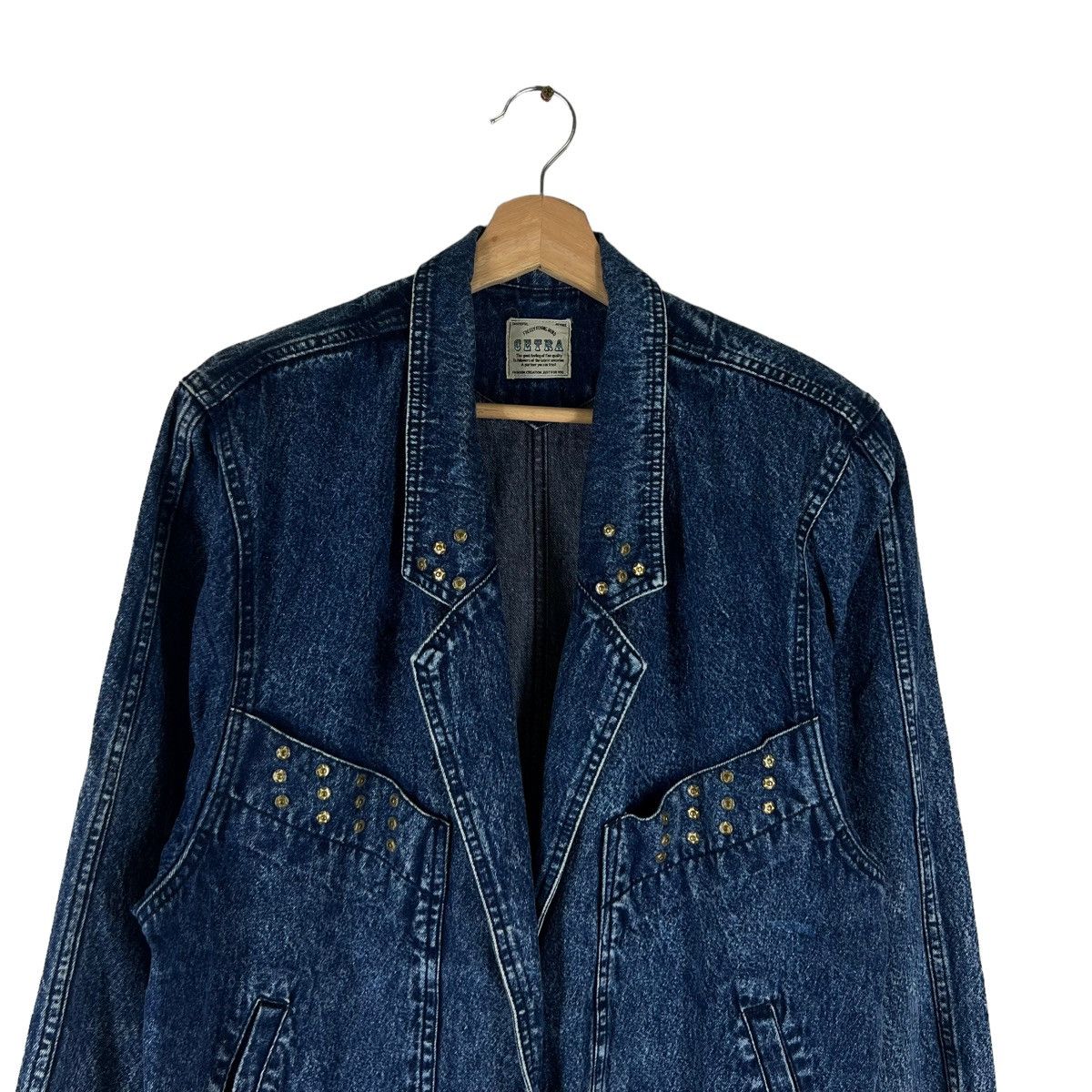 Japanese Brand VINTAGE CHORE WORK DENIM JACKET CETRA INSPIRED ISSEY MIYAKE Size US M / EU 48-50 / 2 - 3 Thumbnail