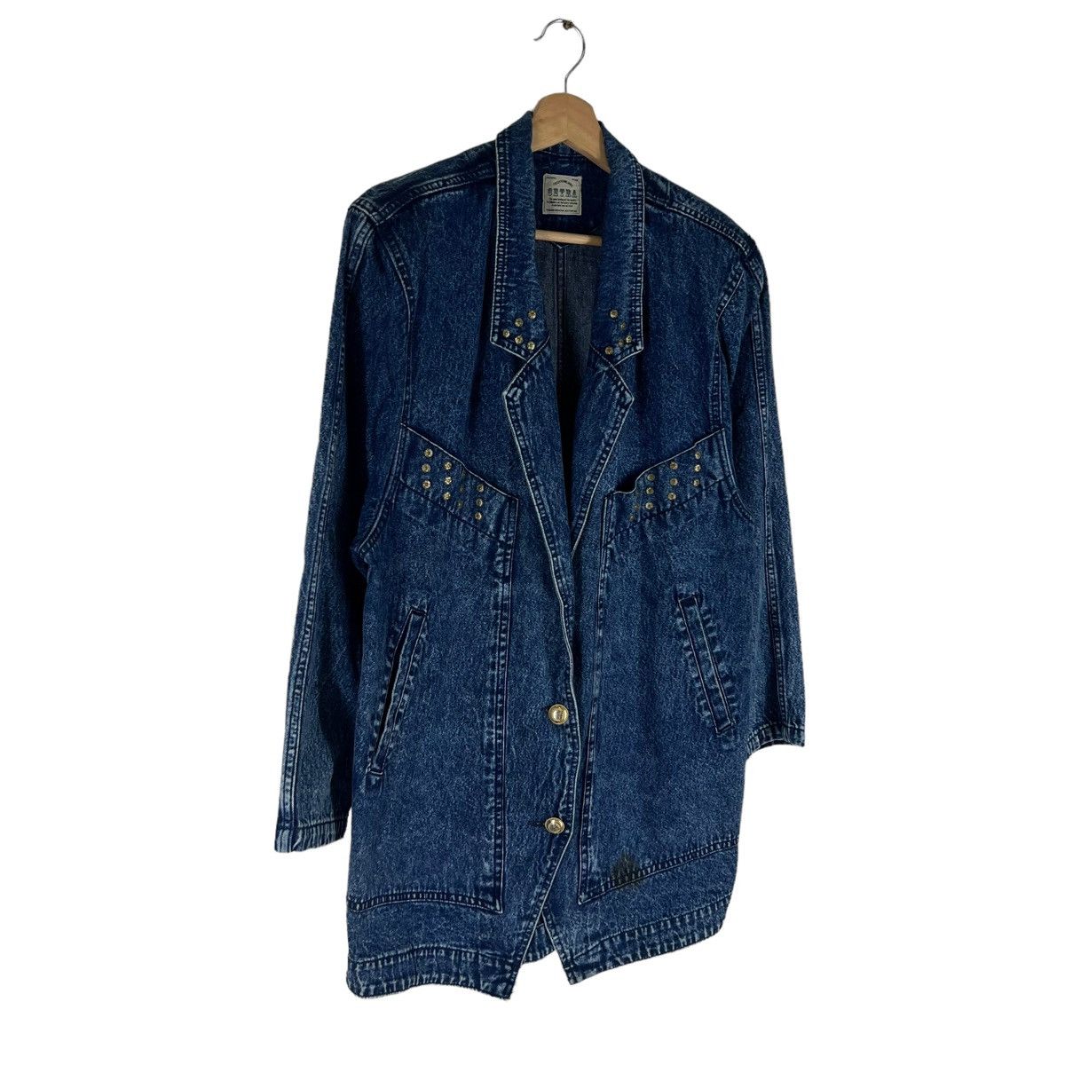 Japanese Brand VINTAGE CHORE WORK DENIM JACKET CETRA INSPIRED ISSEY MIYAKE Size US M / EU 48-50 / 2 - 4 Thumbnail
