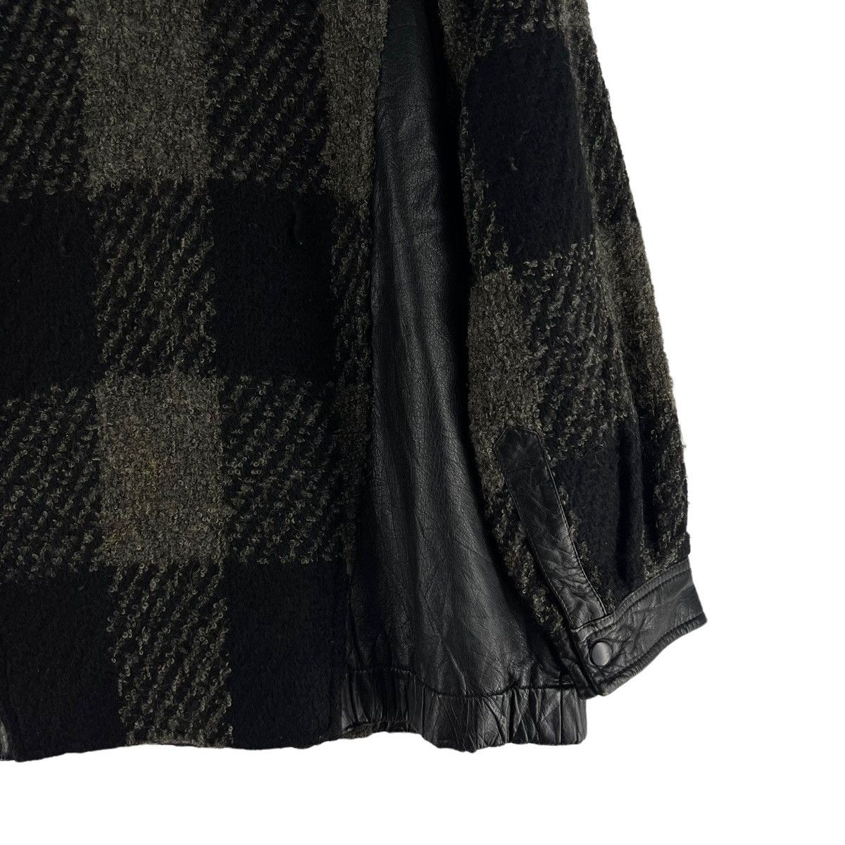Japanese Brand VINTAGE DOUBLE BREAST WOOL BOMBER JACKET CLAUDE LEMA JAPAN Size US M / EU 48-50 / 2 - 9 Thumbnail