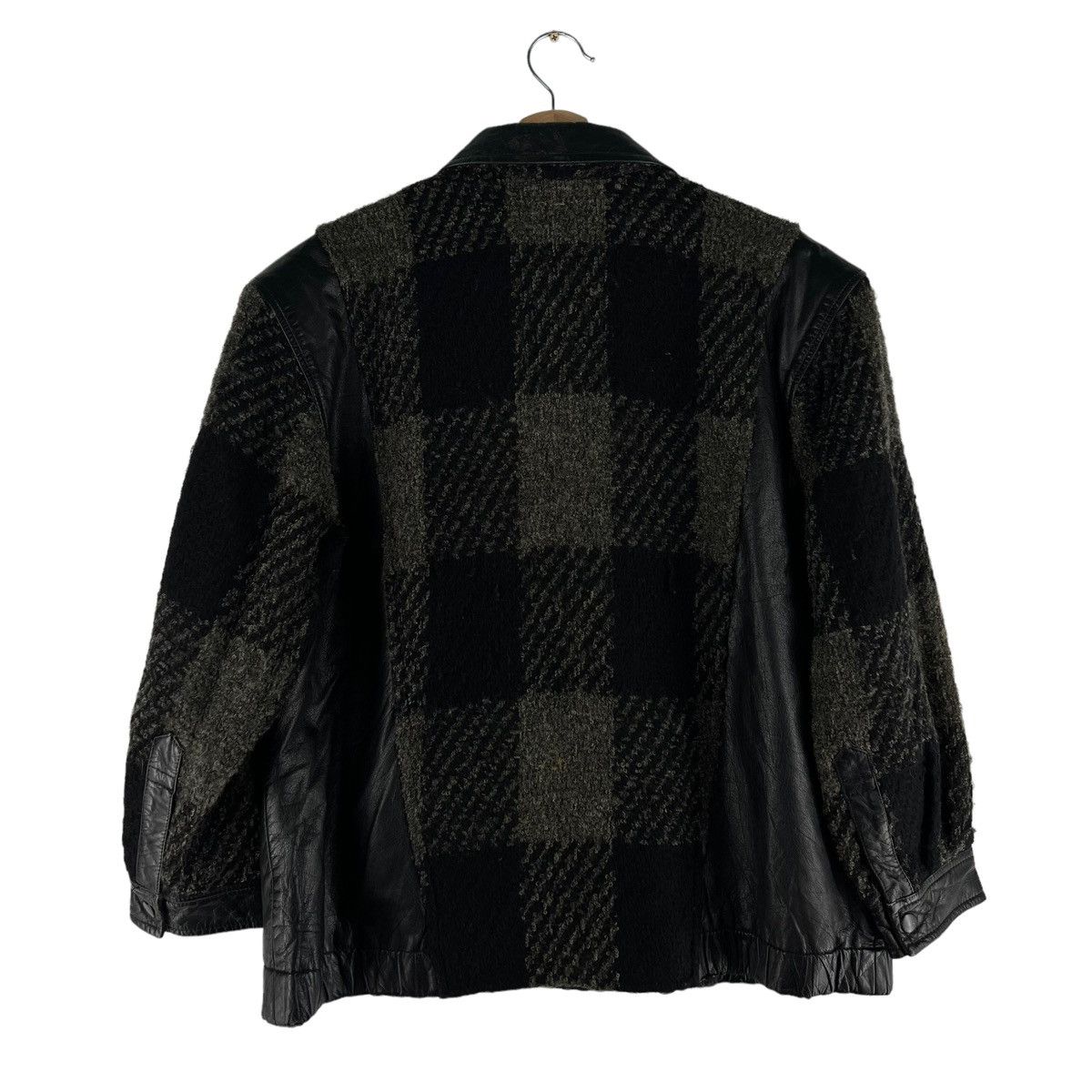 Japanese Brand VINTAGE DOUBLE BREAST WOOL BOMBER JACKET CLAUDE LEMA JAPAN Size US M / EU 48-50 / 2 - 8 Thumbnail