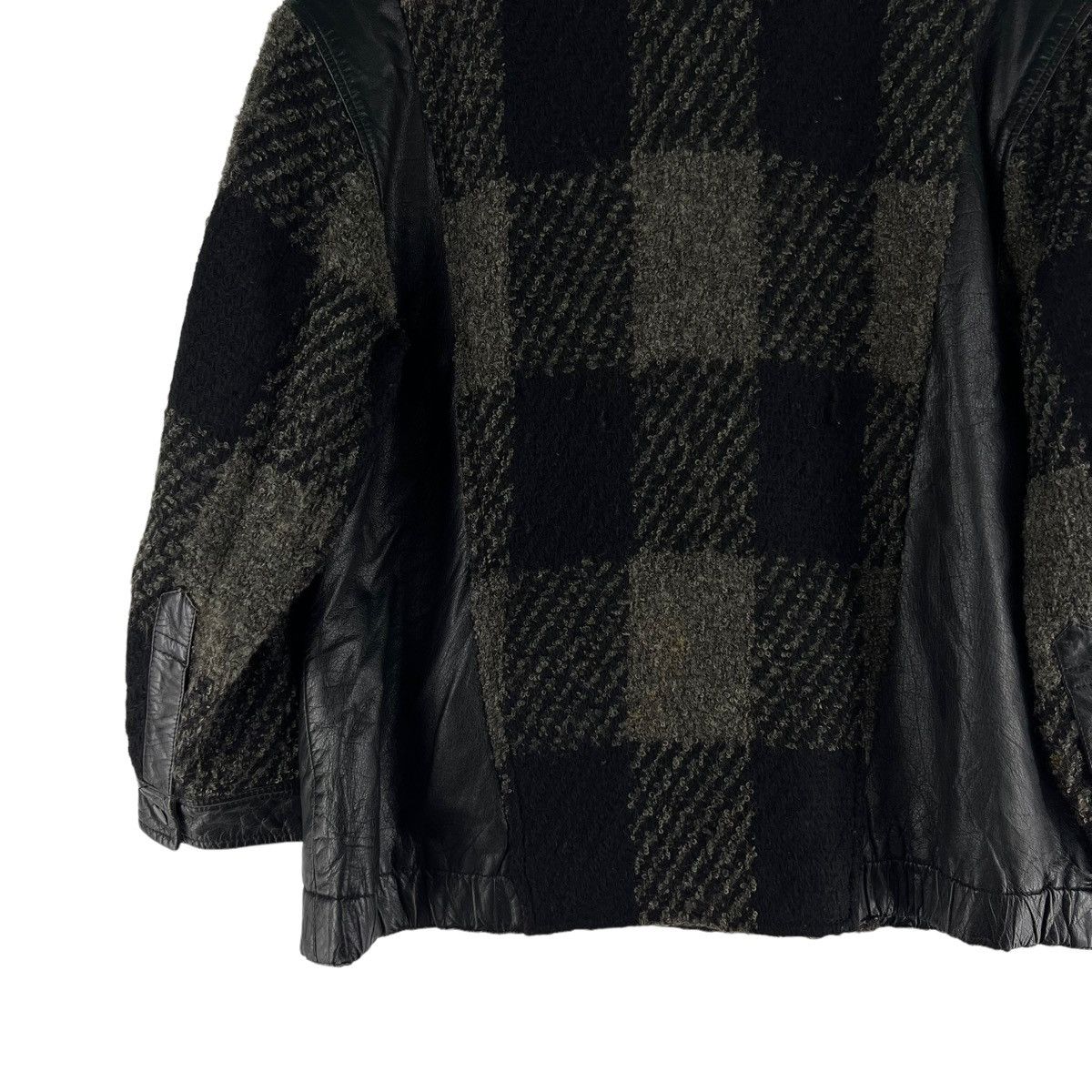 Japanese Brand VINTAGE DOUBLE BREAST WOOL BOMBER JACKET CLAUDE LEMA JAPAN Size US M / EU 48-50 / 2 - 10 Thumbnail