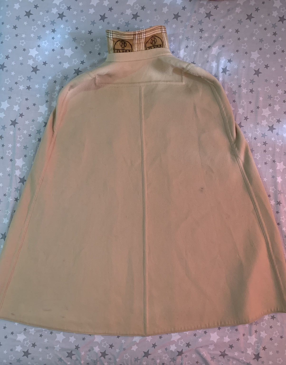 Hermes Sport vintage Cloak/Cape Wool Monogram RARE