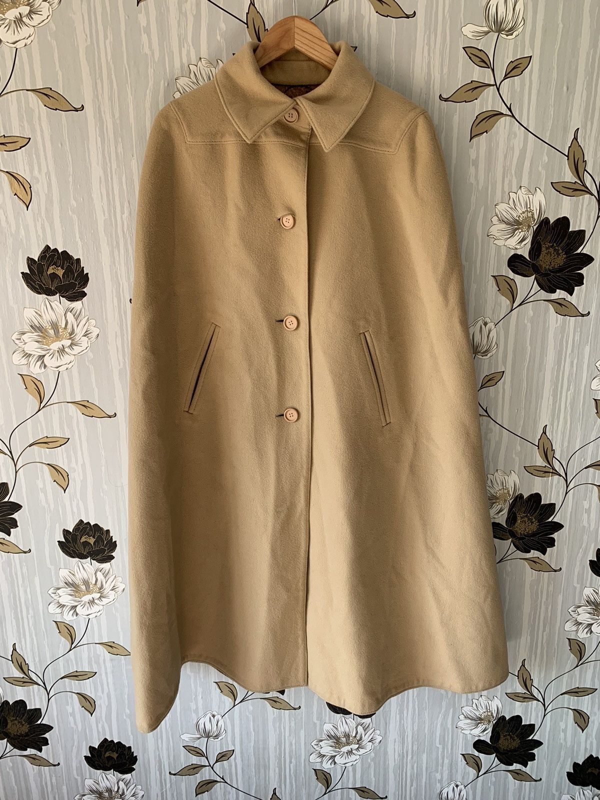 Hermes Sport vintage Cloak/Cape Wool Monogram RARE