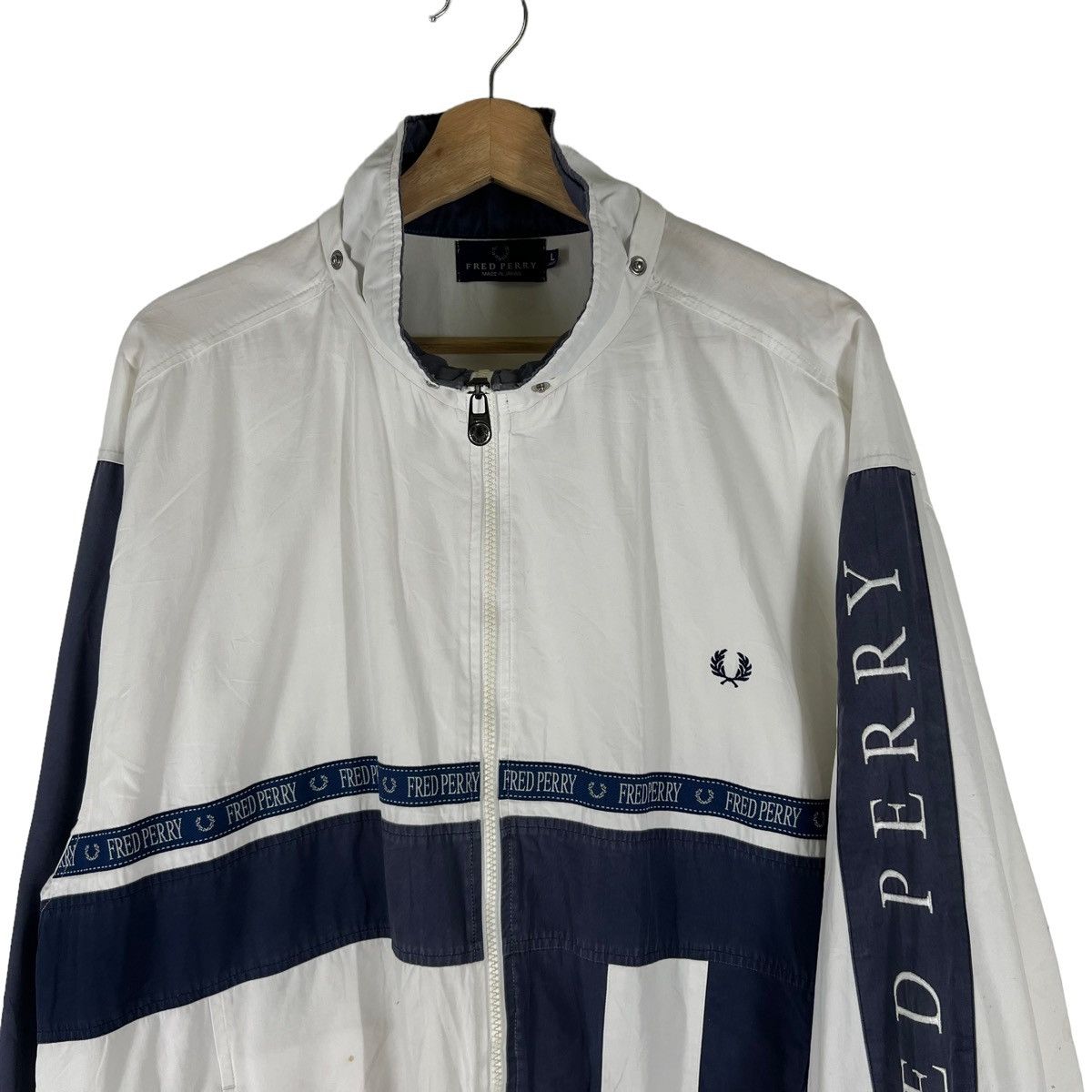 Fred Perry VINTAGE FRED PERRY SIDE TAPE JACKET JAPAN Size US L / EU 52-54 / 3 - 3 Thumbnail