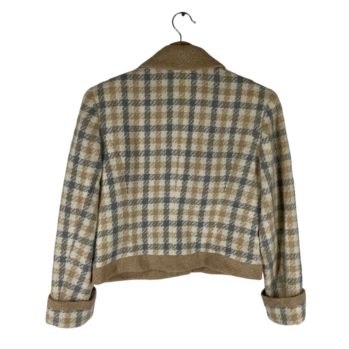 Japanese Brand VINTAGE TWEED JACKET COURREGES PARIS ISSEY MIYAKE DESIGN Size M / US 6-8 / IT 42-44 - 5 Thumbnail