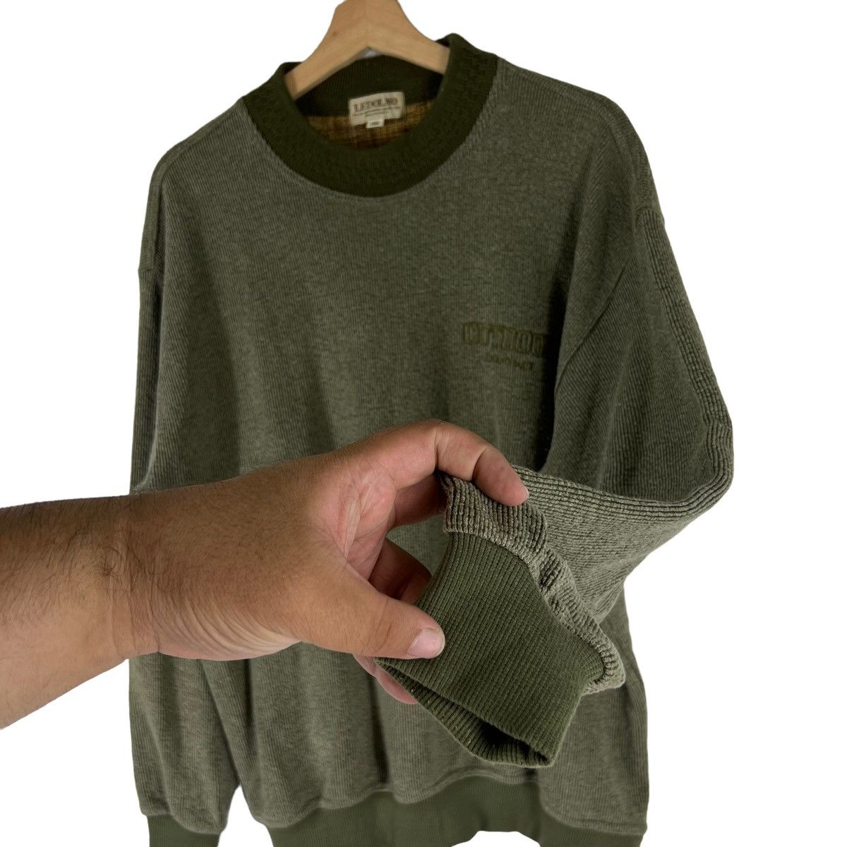 Japanese Brand VINTAGE LEDOLNO CREWNECK SWEATSHIRT INSPIRE ISSEY MIYAKE Size US L / EU 52-54 / 3 - 2 Thumbnail