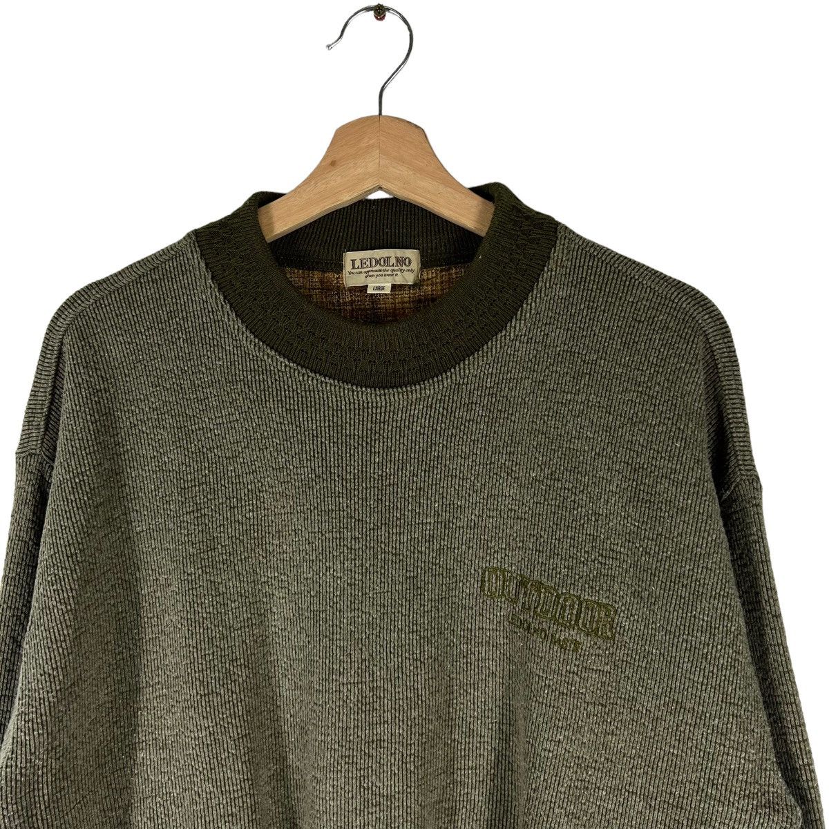 Japanese Brand VINTAGE LEDOLNO CREWNECK SWEATSHIRT INSPIRE ISSEY MIYAKE Size US L / EU 52-54 / 3 - 3 Thumbnail