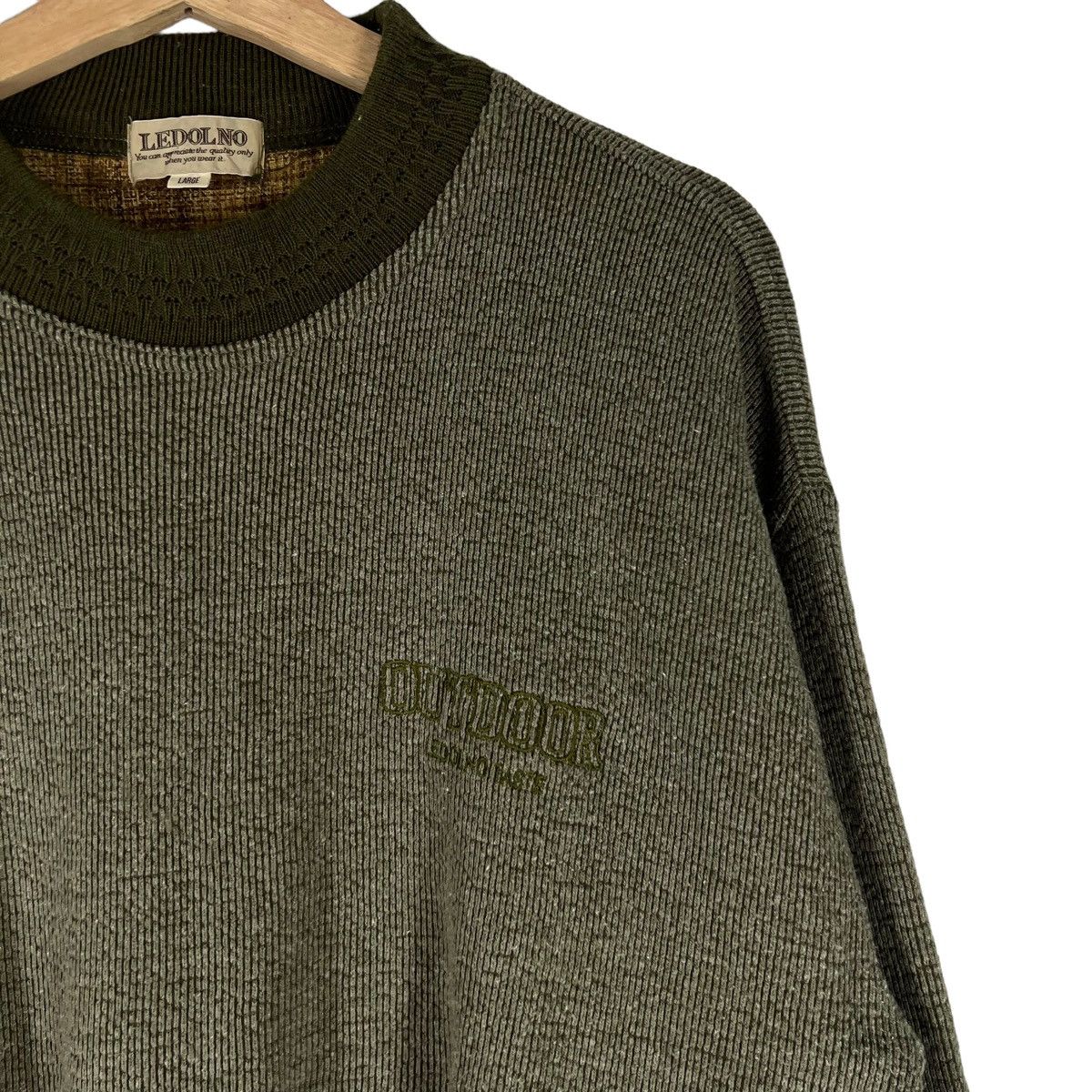 Japanese Brand VINTAGE LEDOLNO CREWNECK SWEATSHIRT INSPIRE ISSEY MIYAKE Size US L / EU 52-54 / 3 - 4 Thumbnail