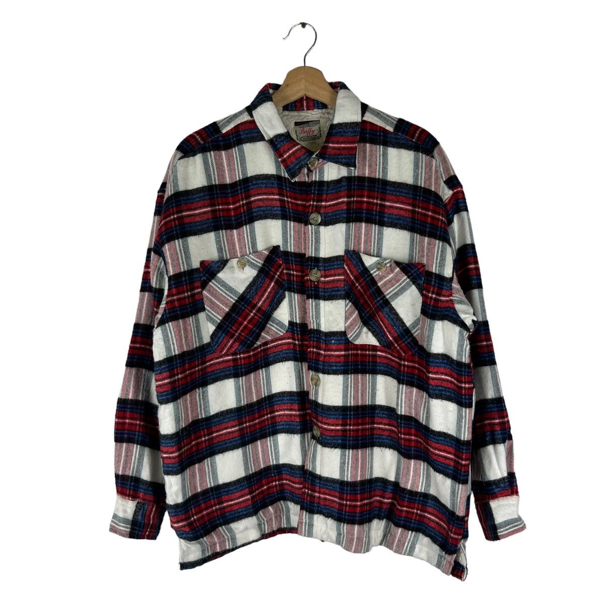 Flannel VINTAGE FLANNEL JACKET BAFFY JAPAN MADE TARTAN DESIGN Size US L / EU 52-54 / 3 - 1 Thumbnail