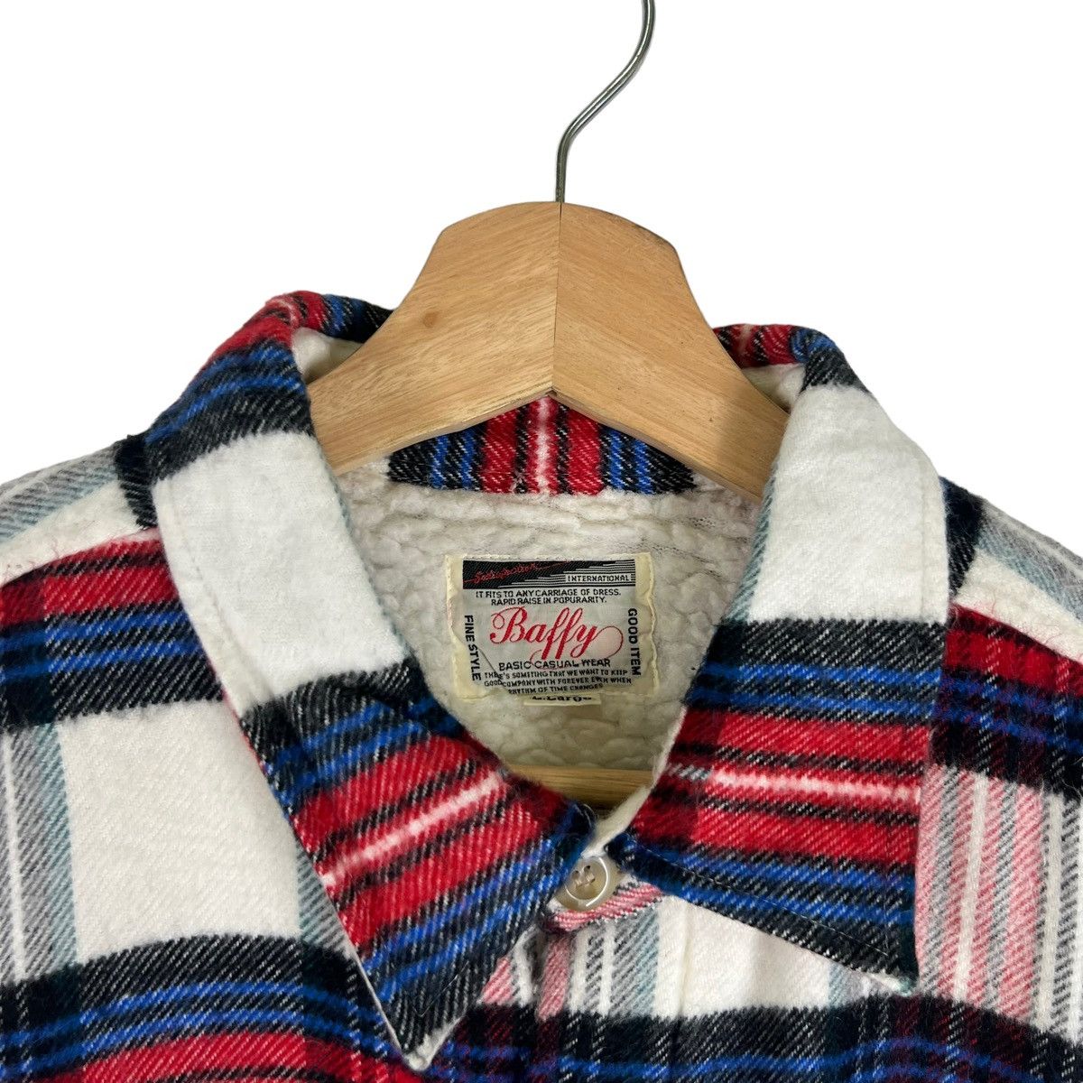 Flannel VINTAGE FLANNEL JACKET BAFFY JAPAN MADE TARTAN DESIGN Size US L / EU 52-54 / 3 - 9 Thumbnail