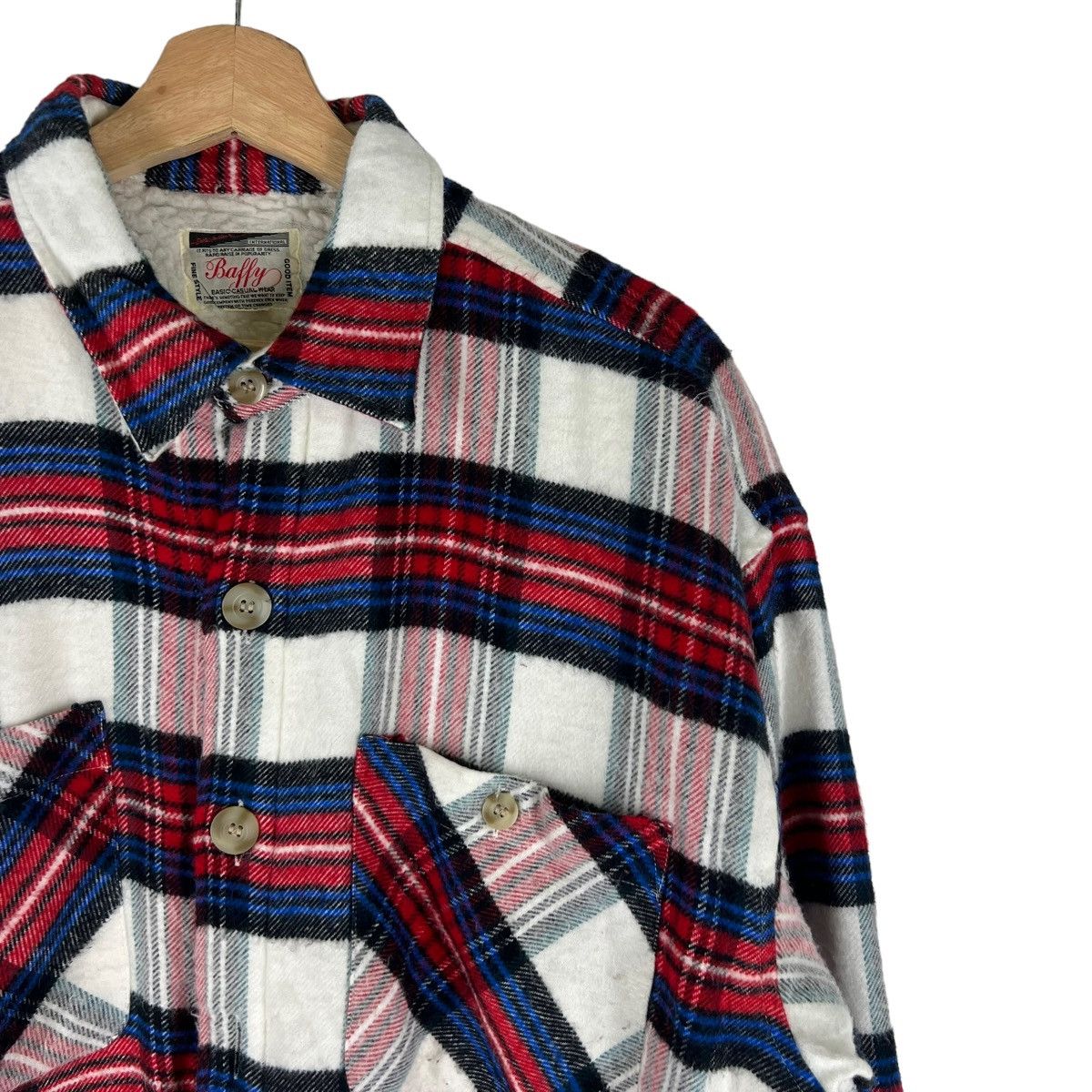 Flannel VINTAGE FLANNEL JACKET BAFFY JAPAN MADE TARTAN DESIGN Size US L / EU 52-54 / 3 - 4 Thumbnail
