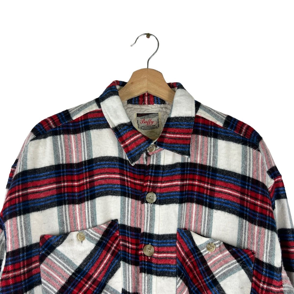 Flannel VINTAGE FLANNEL JACKET BAFFY JAPAN MADE TARTAN DESIGN Size US L / EU 52-54 / 3 - 3 Thumbnail