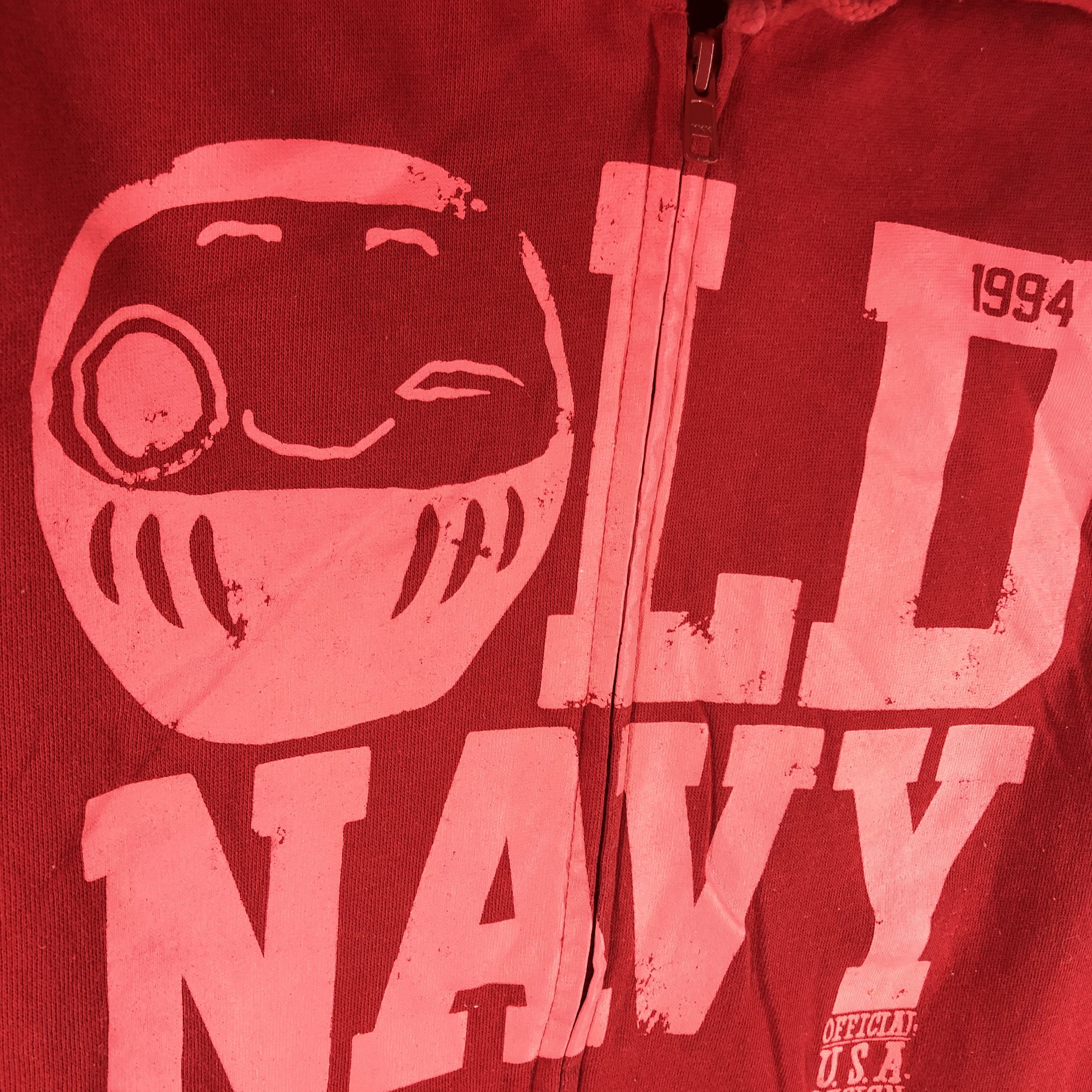 Old Navy OLD NAVY Zipper Hoodie #0842/AD Size US M / EU 48-50 / 2 - 4 Thumbnail
