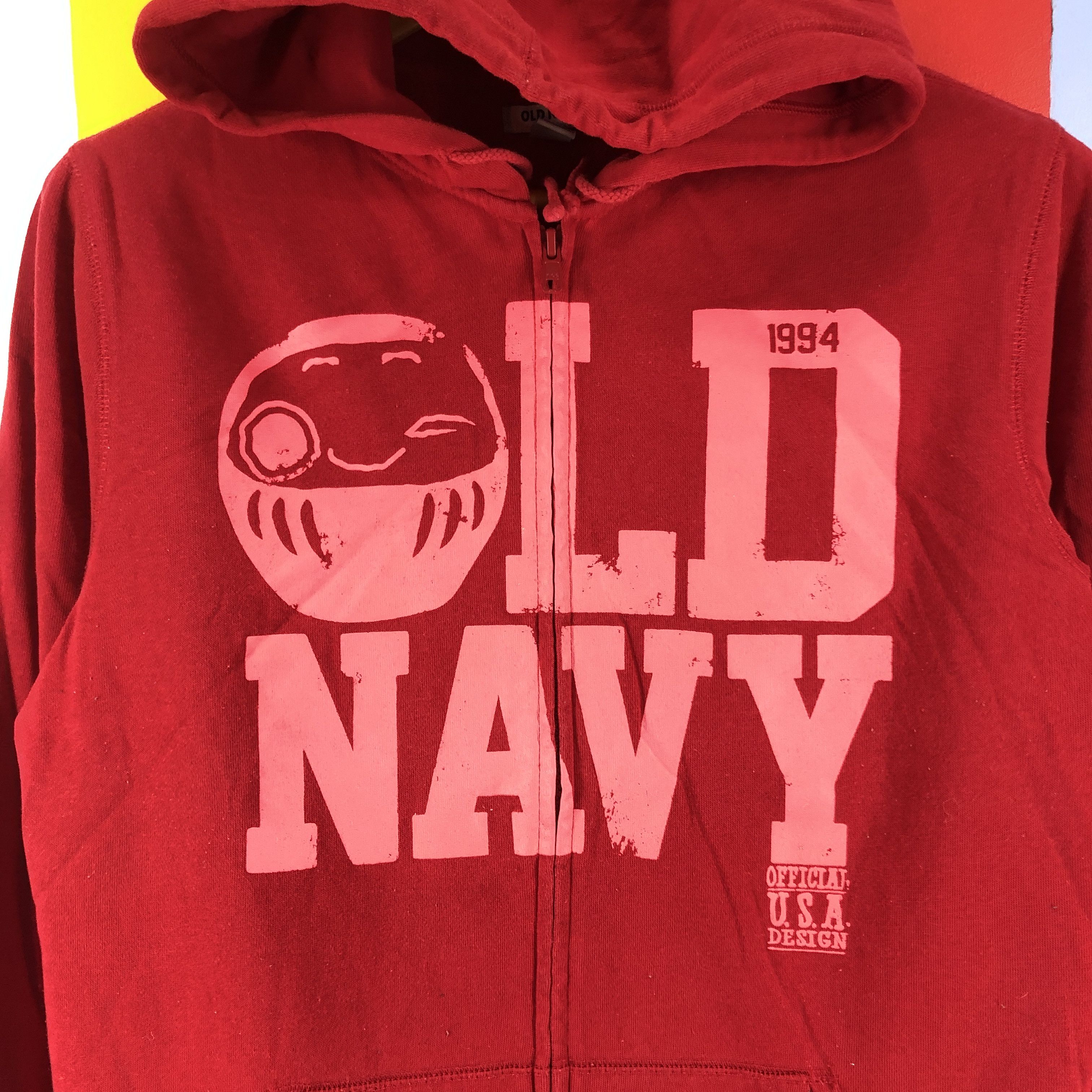 Old Navy OLD NAVY Zipper Hoodie #0842/AD Size US M / EU 48-50 / 2 - 3 Thumbnail