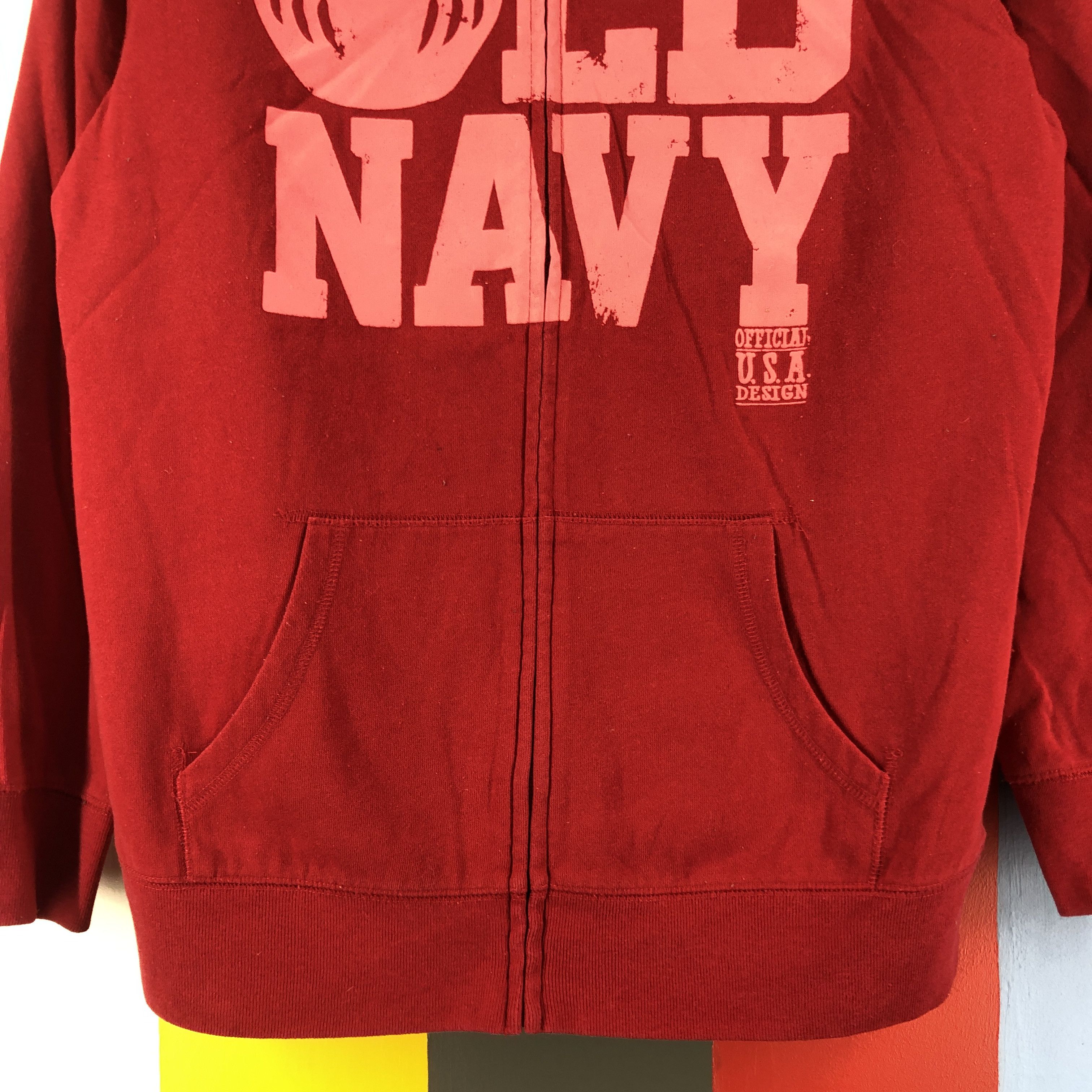 Old Navy OLD NAVY Zipper Hoodie #0842/AD Size US M / EU 48-50 / 2 - 5 Thumbnail