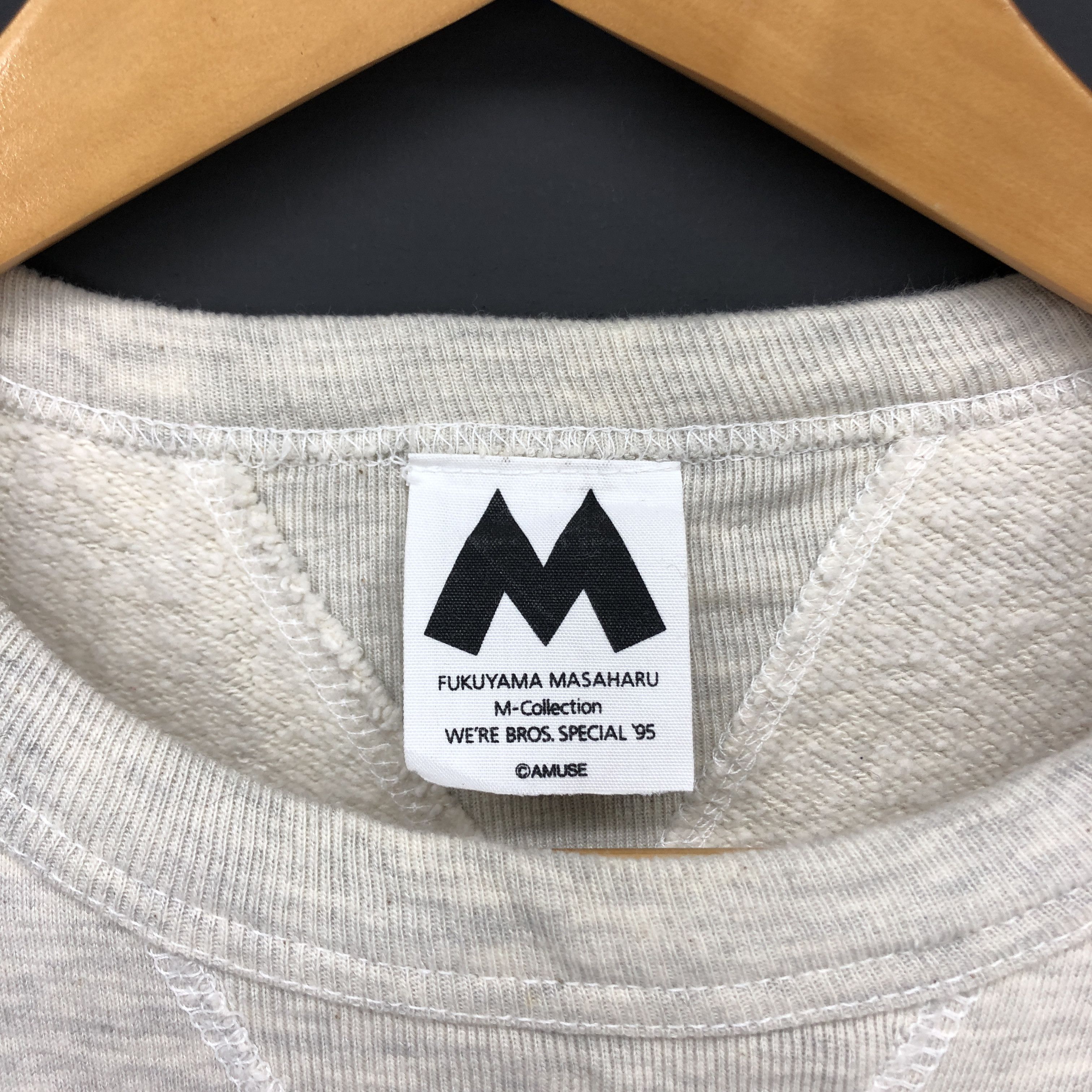 Japanese Brand M COLLECTION ‘95 by Fukuyama Crew Neck Sweatshirt #1002-34 Size US L / EU 52-54 / 3 - 3 Thumbnail