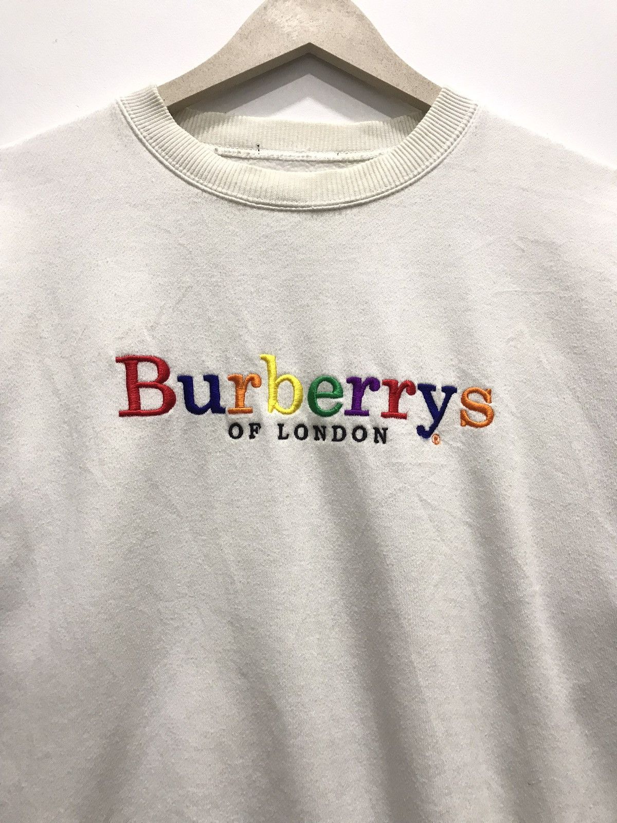 Burberry 💯 AUTHENTIC VINTAGE BURBERRY’S MULTICOLOUR SPEELLOUT Size US L / EU 52-54 / 3 - 2 Thumbnail