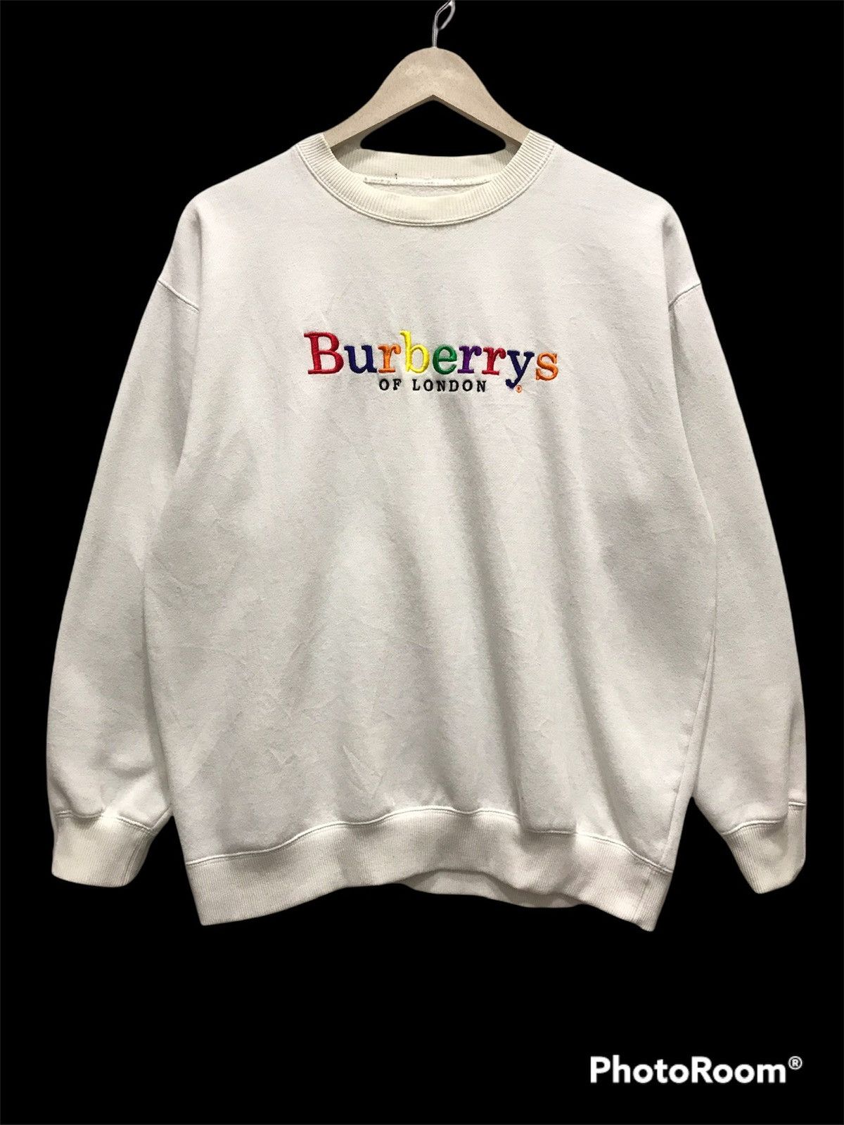 Burberry 💯 AUTHENTIC VINTAGE BURBERRY’S MULTICOLOUR SPEELLOUT Size US L / EU 52-54 / 3 - 1 Thumbnail