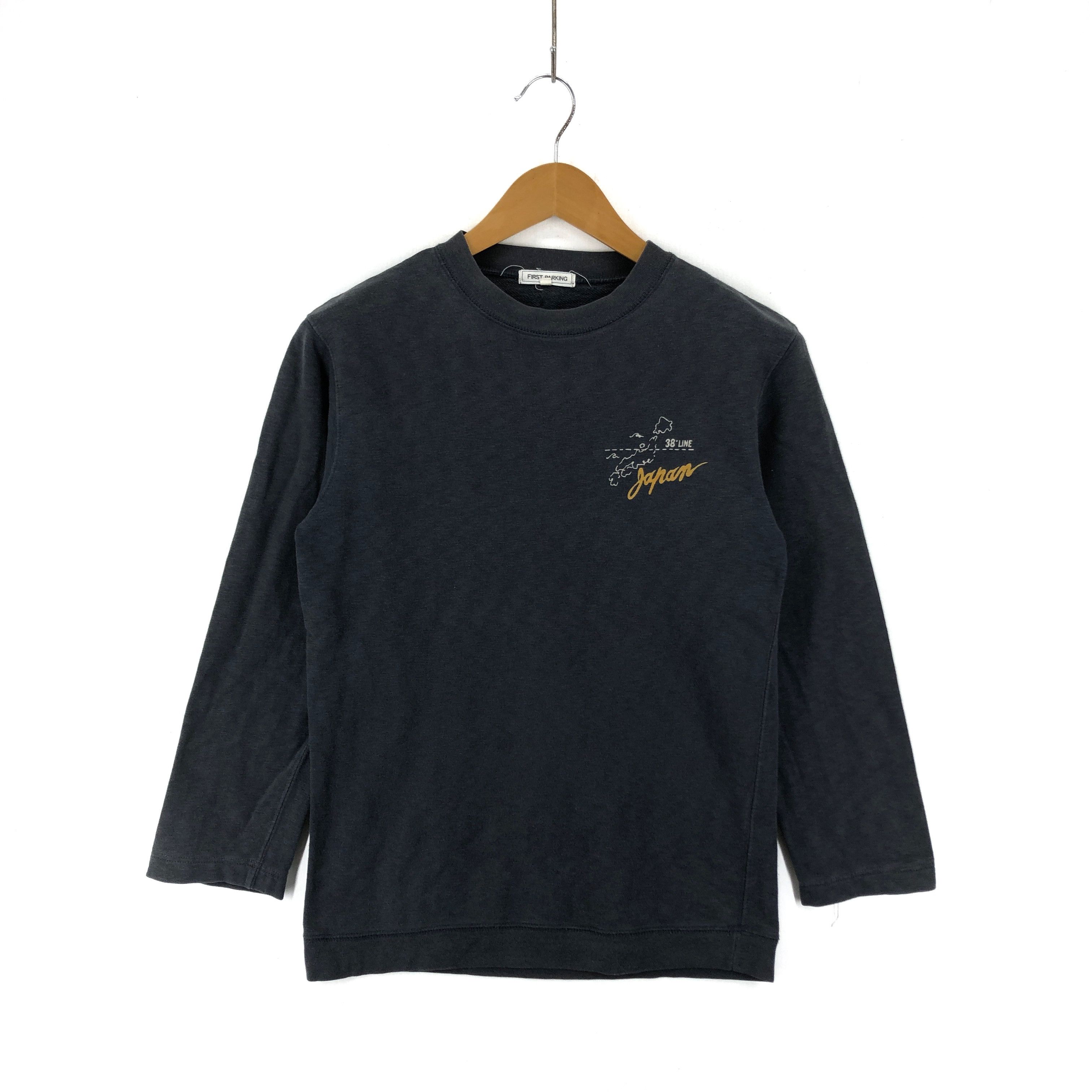 Japanese Brand JAPAN MAP Crew Neck Sweatshirt #1921-61 Size US XS / EU 42 / 0 - 3 Thumbnail