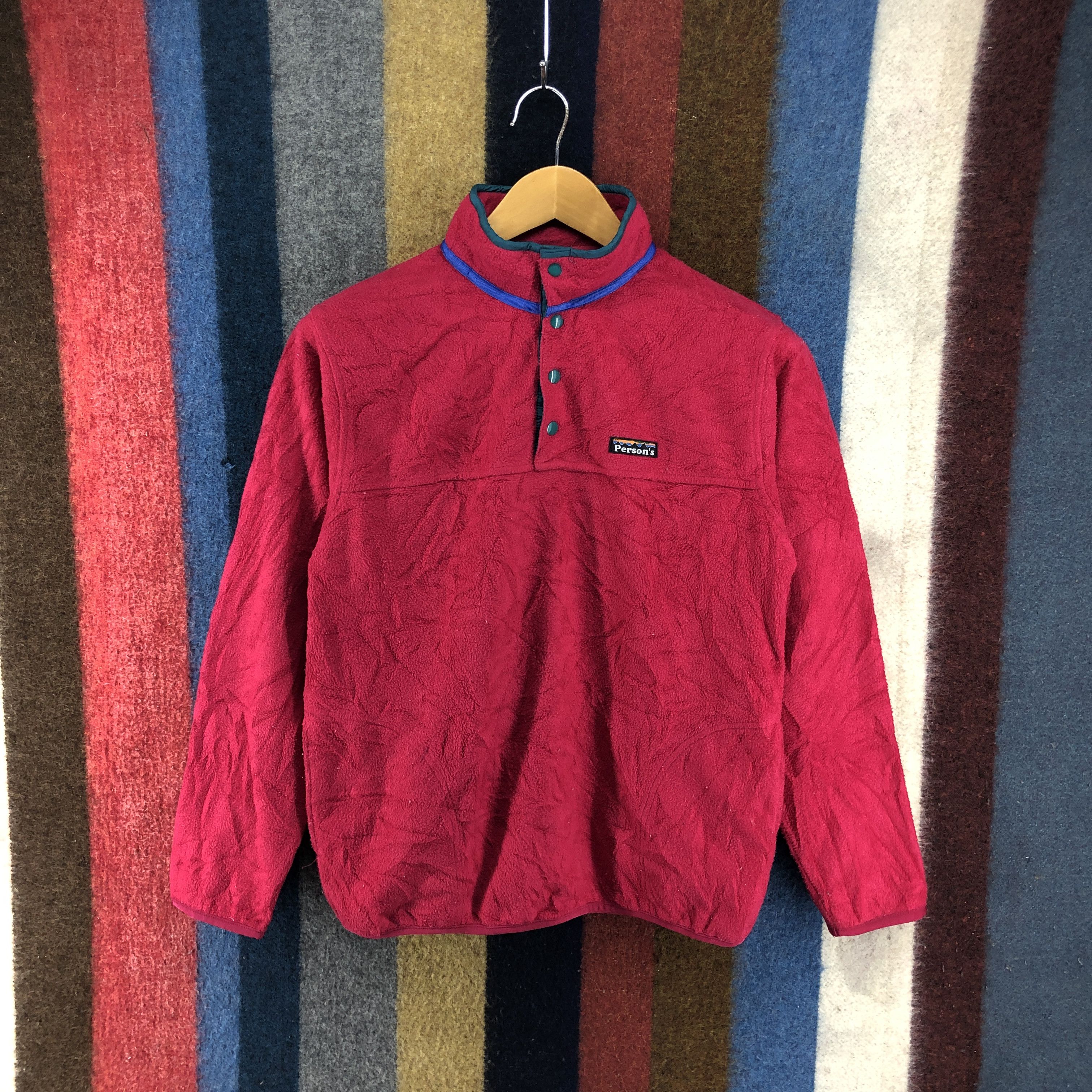 PERSON'S PERSONS 1976 Turtle Neck Fleece #04/A Size US S / EU 44-46 / 1 - 1 Thumbnail