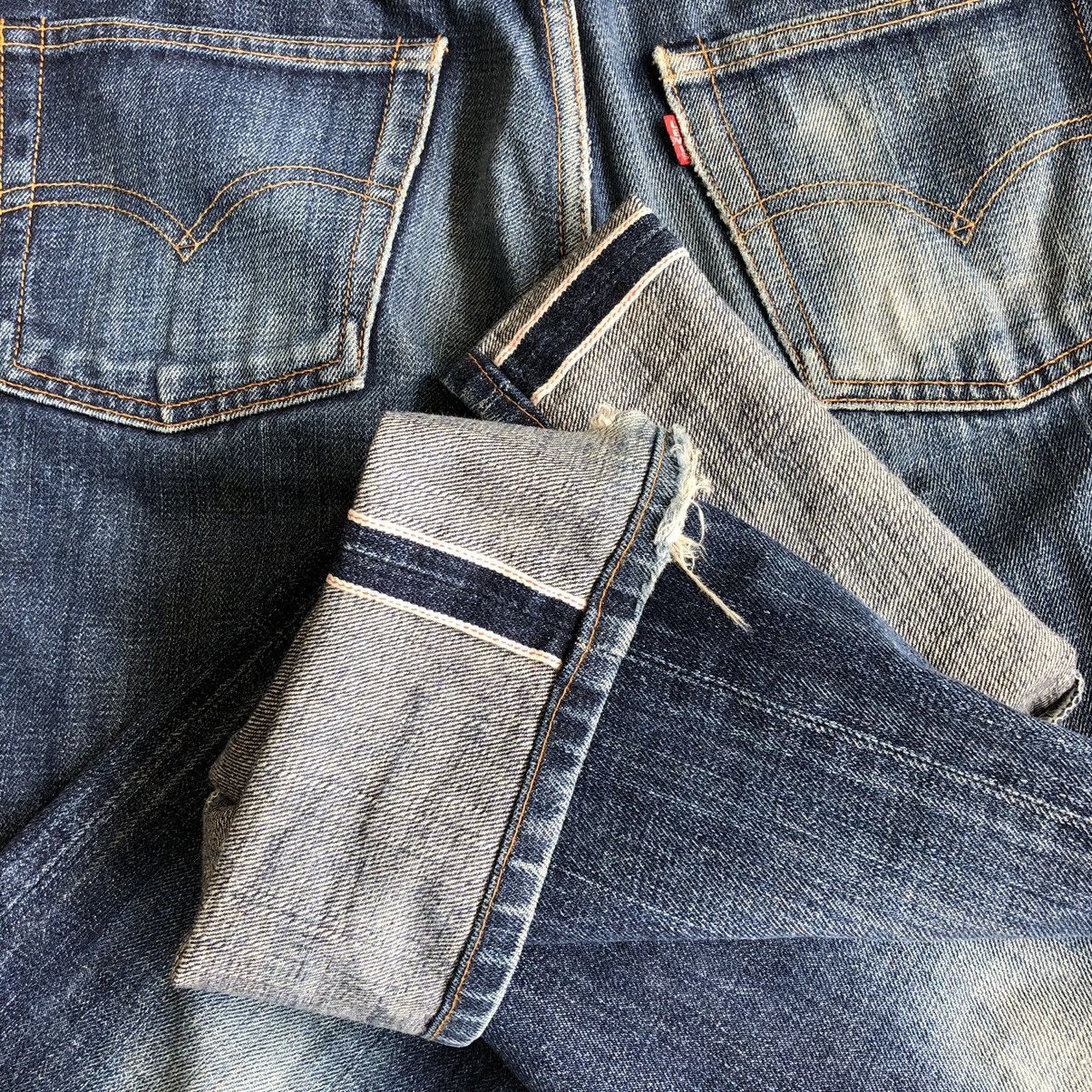Levi's Vintage Clothing Vintage Levis 502 Big E Selvedge Distressed Denim Jeans Size US 32 / EU 48 - 12 Thumbnail