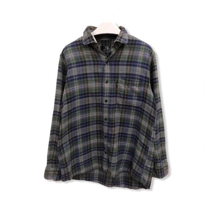 Playboy Vintage Playboy Checked Plaid Tartan Flannel Shirt 👕 | Grailed