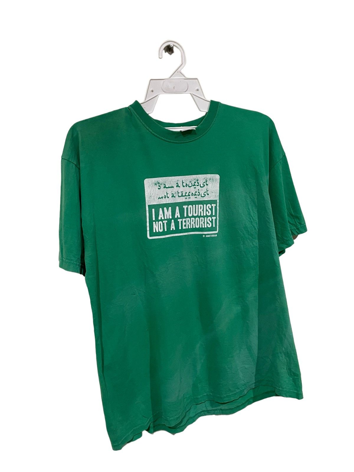 Other Rare🔥Vintage Statement I Am Tourist Not A Terrorist Tee Size US L / EU 52-54 / 3 - 2 Thumbnail