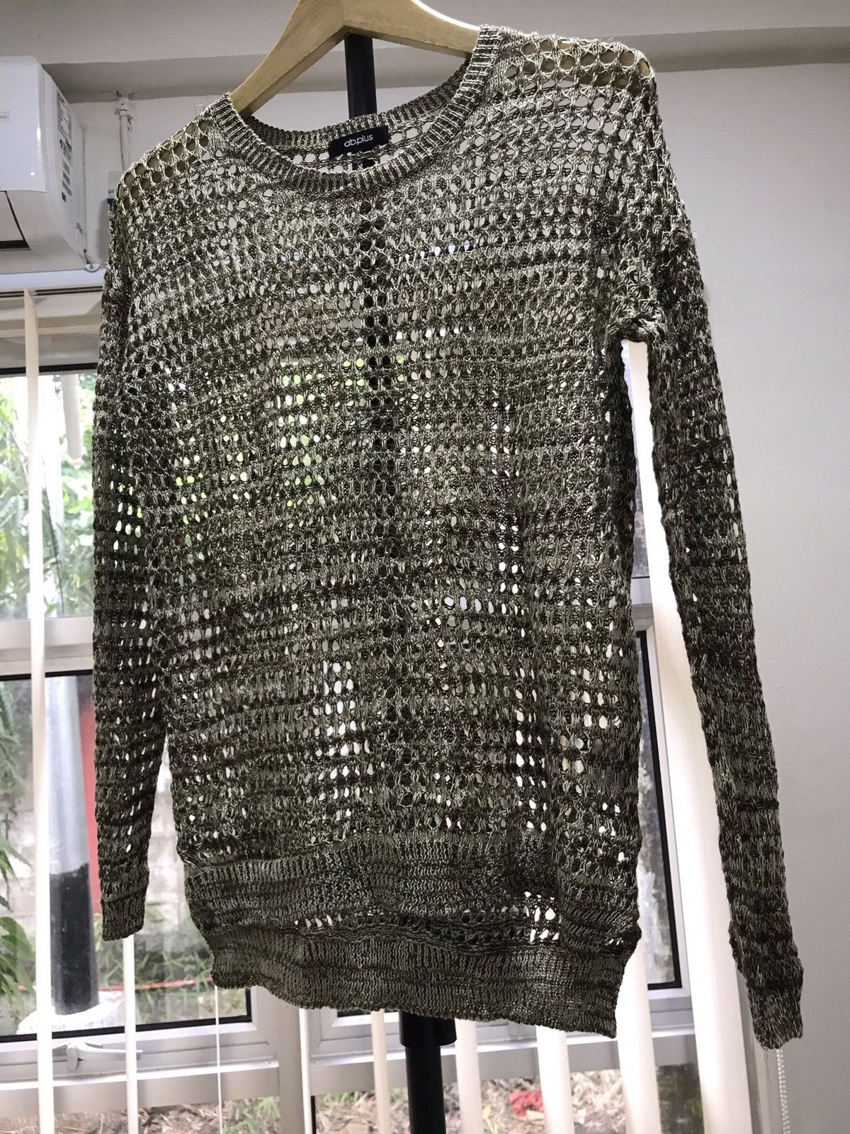 20471120 × If Six Was Nine × Japanese Brand 🔥Forever Y2k🔥 Mesh Top Knit ab.plus Japanese brand Size US M / EU 48-50 / 2 - 2 Thumbnail