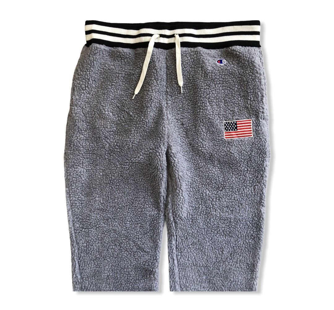 Champion Vintage Champion American Flag Fleece Jogger Pant Size US 34 / EU 50 - 2 Thumbnail
