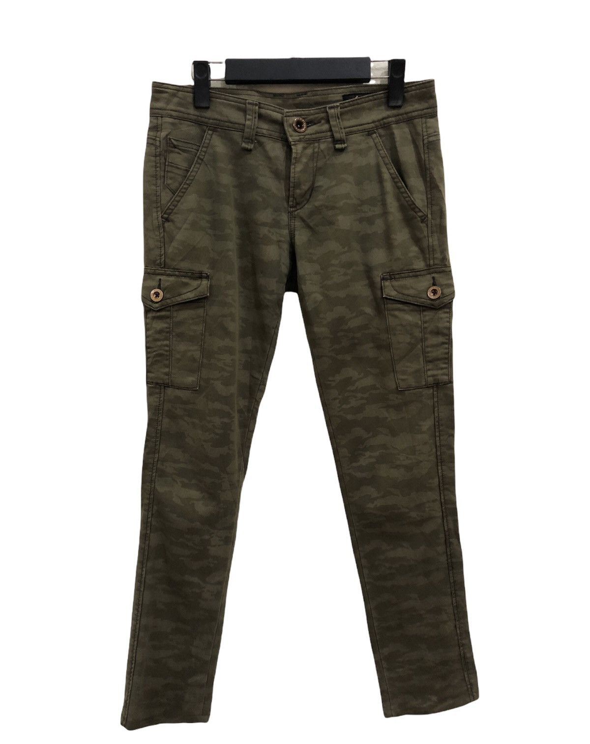 Edwin Japanese Brand Edwin Camouflage Tactical Multipocket Cargo Size US 29 - 1 Thumbnail