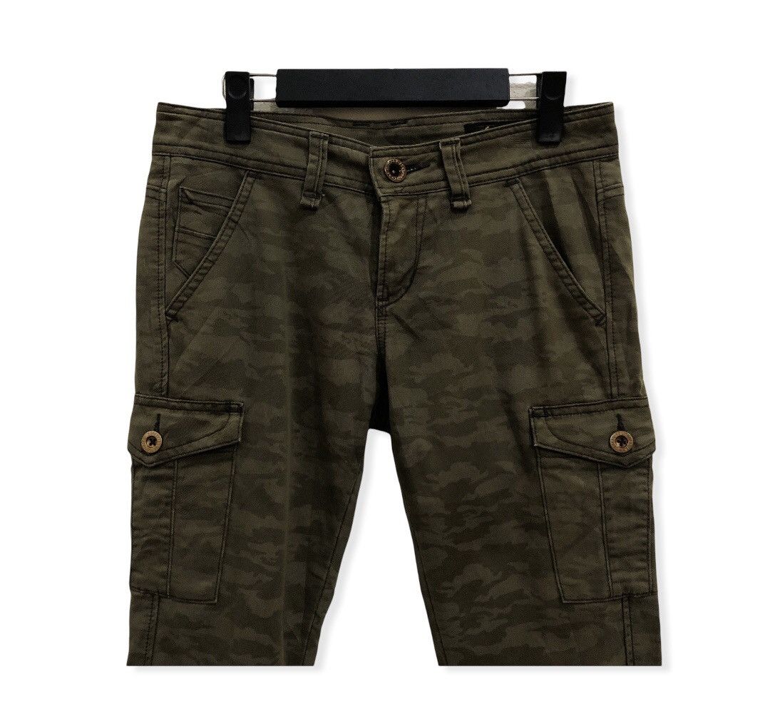 Edwin Japanese Brand Edwin Camouflage Tactical Multipocket Cargo Size US 29 - 3 Thumbnail