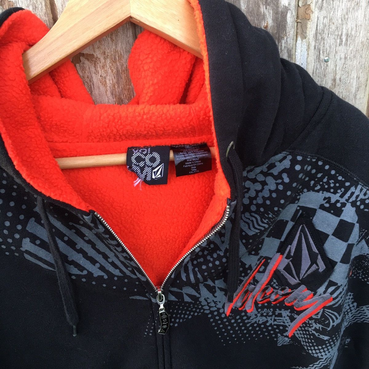 Vintage Vintage Y2K Volcom Skateboard Brand Oversized Hoodie Size US XXL / EU 58 / 5 - 3 Thumbnail