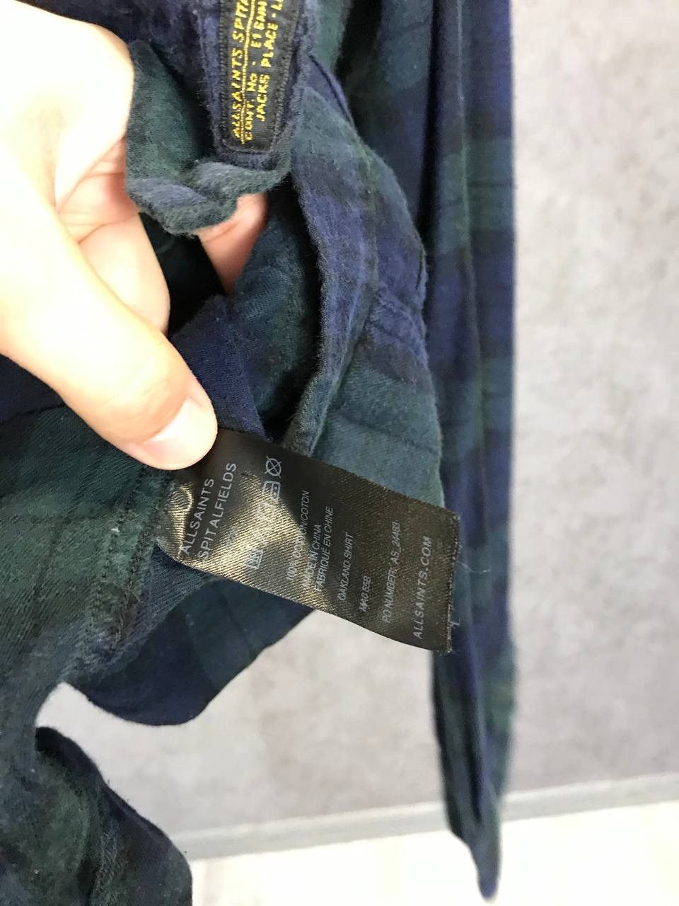 Allsaints Allsaints vintage flannel shirt Size US S / EU 44-46 / 1 - 7 Thumbnail