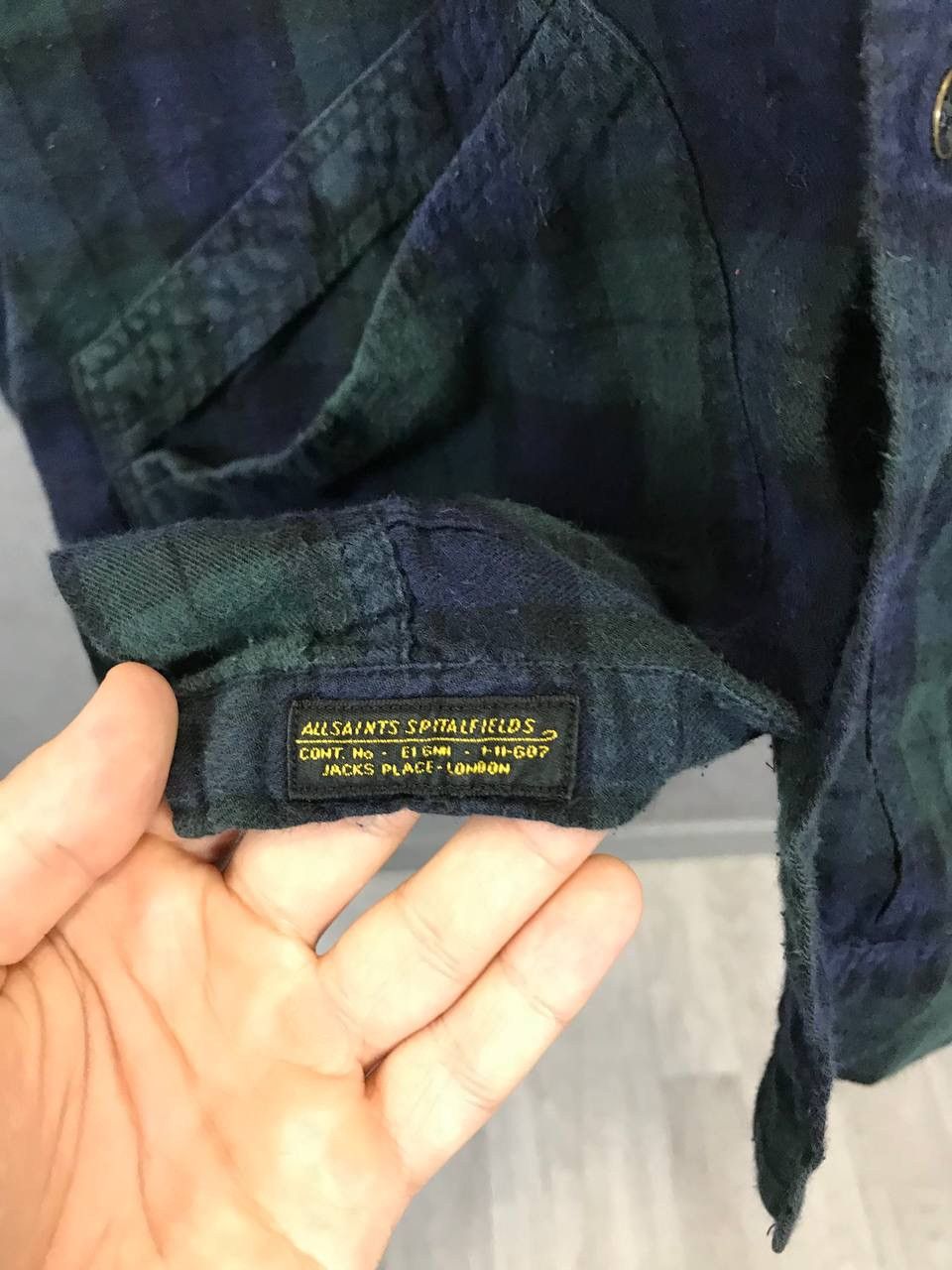 Allsaints Allsaints vintage flannel shirt Size US S / EU 44-46 / 1 - 6 Thumbnail