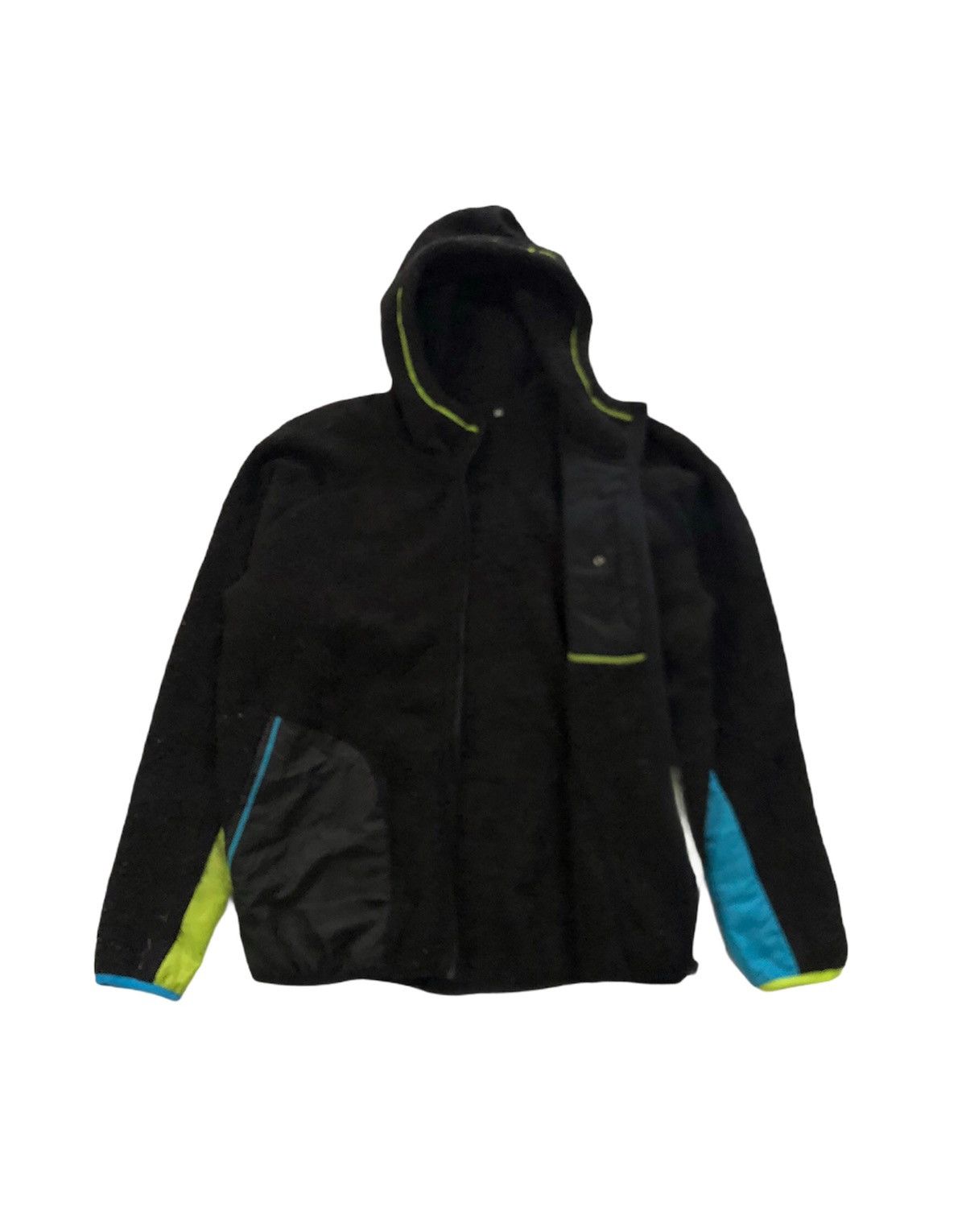 Japanese Brand 🔥Sport Graphic Number Zipper Fleece Jacket With Hoodies Size US L / EU 52-54 / 3 - 3 Thumbnail