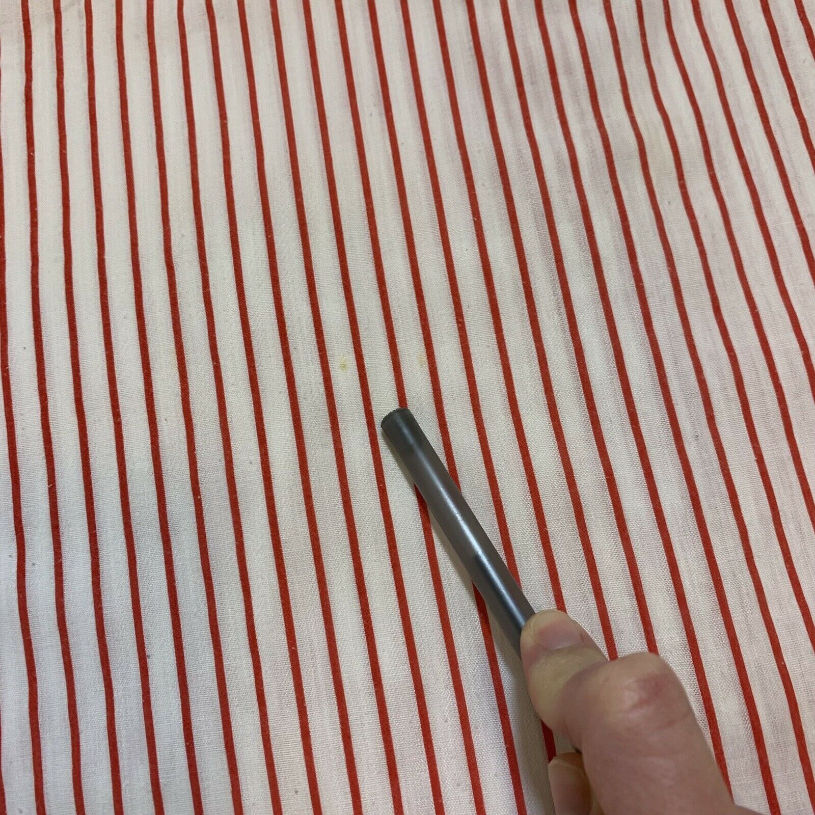 Vintage Vintage 80s Hunters Glen Red White Striped Made in USA Shirt Size S / US 4 / IT 40 - 5 Thumbnail