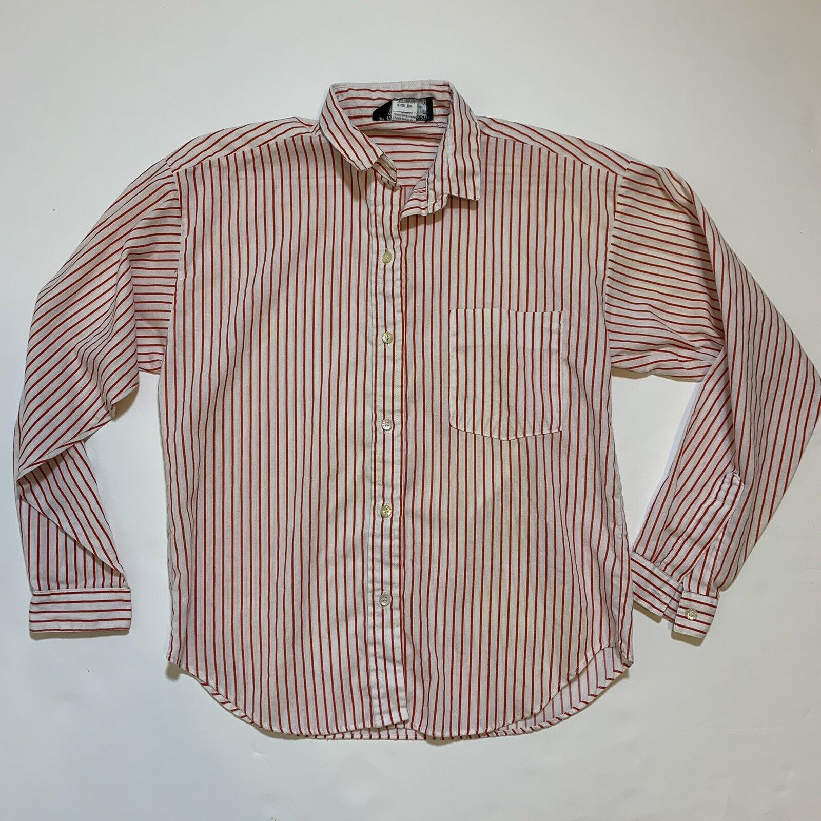 Vintage Vintage 80s Hunters Glen Red White Striped Made in USA Shirt Size S / US 4 / IT 40 - 8 Thumbnail