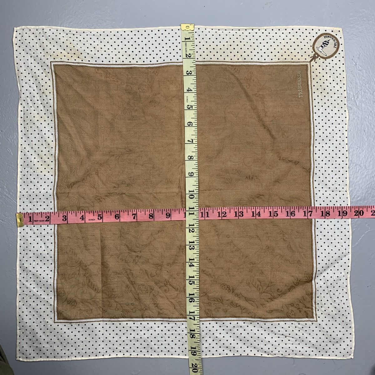 Trussardi Trussardi Vintage Handkerchief / Bandana / Neckerchief Size ONE SIZE - 8 Thumbnail