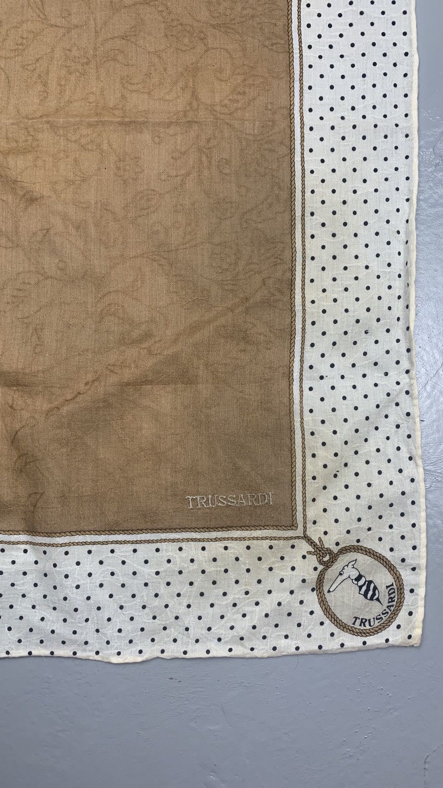 Trussardi Trussardi Vintage Handkerchief / Bandana / Neckerchief Size ONE SIZE - 2 Thumbnail