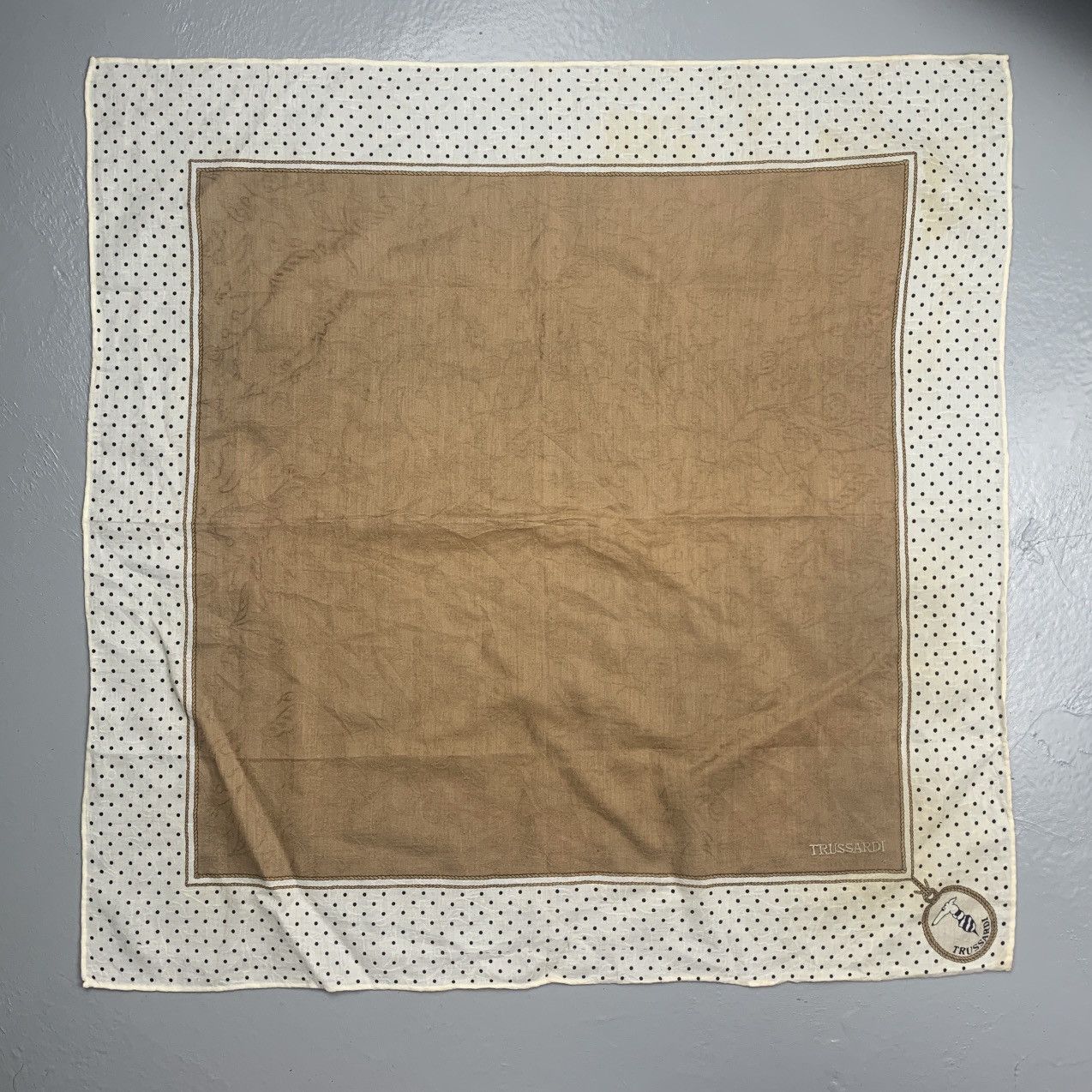 Trussardi Trussardi Vintage Handkerchief / Bandana / Neckerchief Size ONE SIZE - 3 Thumbnail