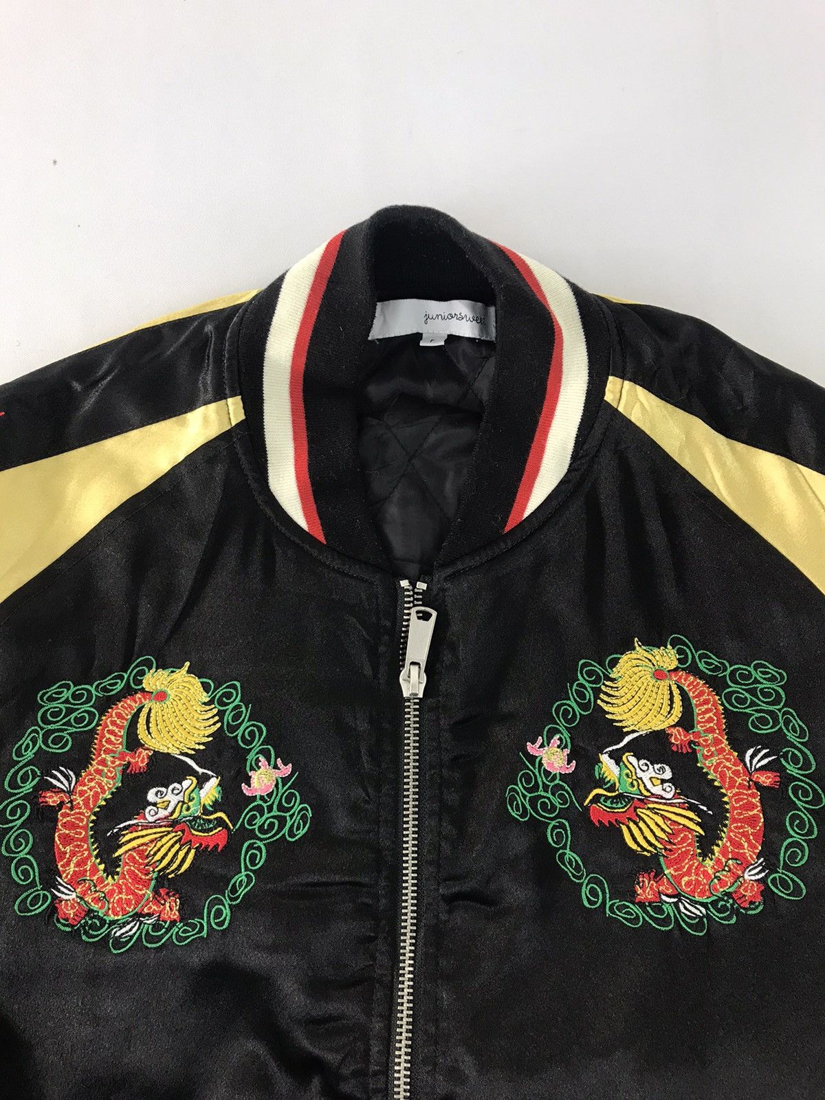 Japanese Brand Junior Sweet Sukajan Embroidery Suka Jacket Dragon Fashion Size ONE SIZE - 4 Thumbnail