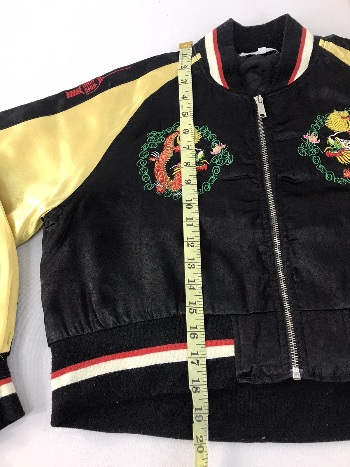 Japanese Brand Junior Sweet Sukajan Embroidery Suka Jacket Dragon Fashion Size ONE SIZE - 10 Thumbnail